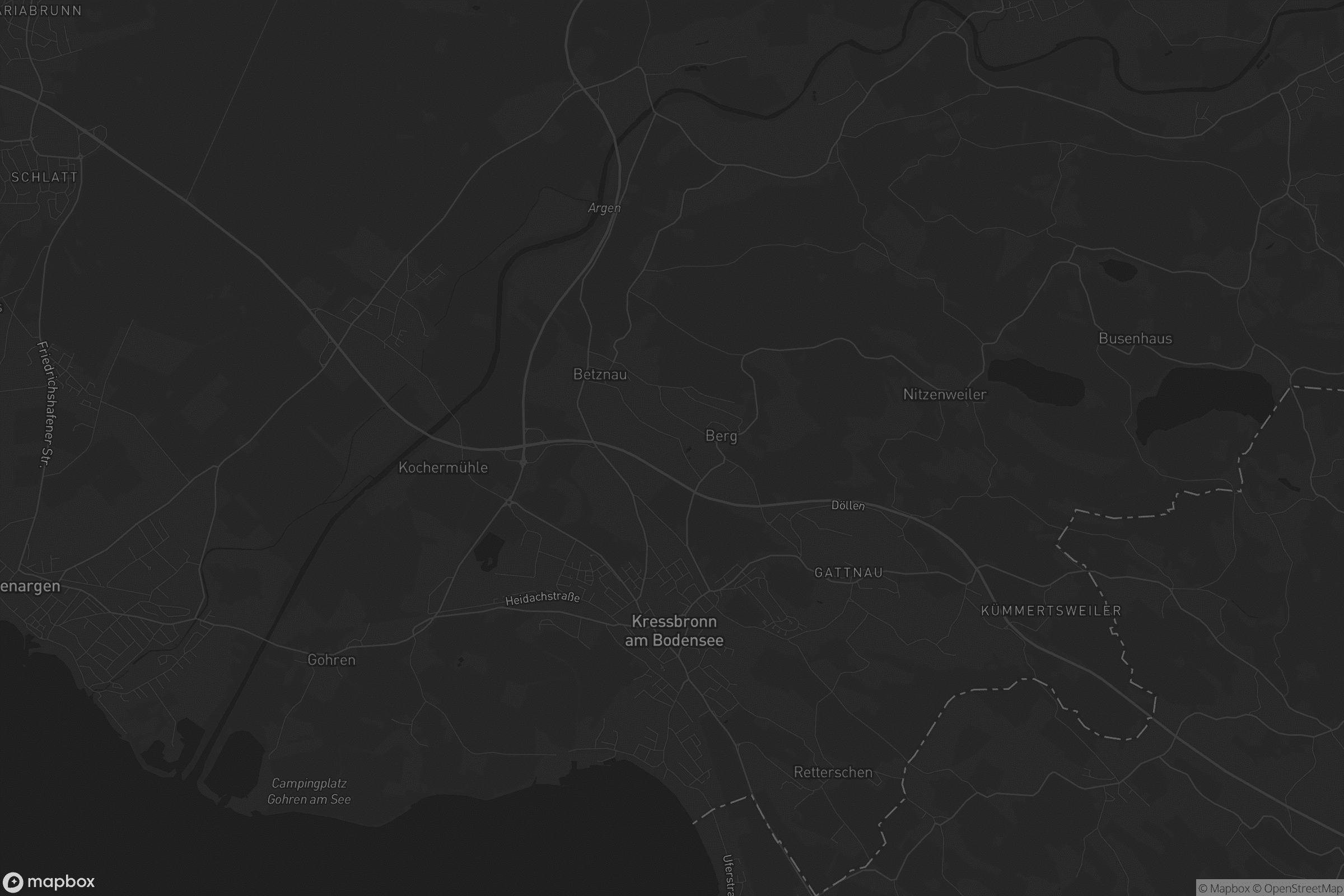 Karte von Kressbronn am Bodensee