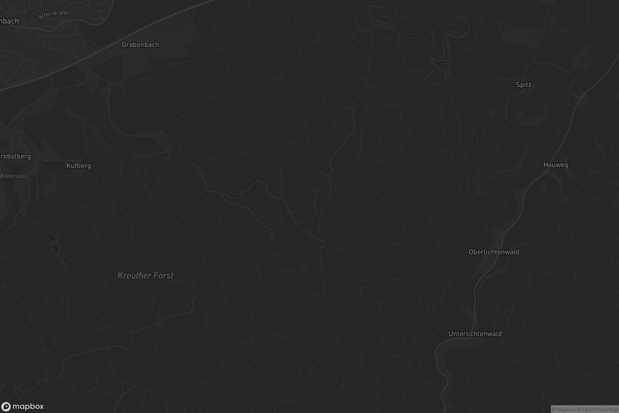 Karte von Kreuther Forst