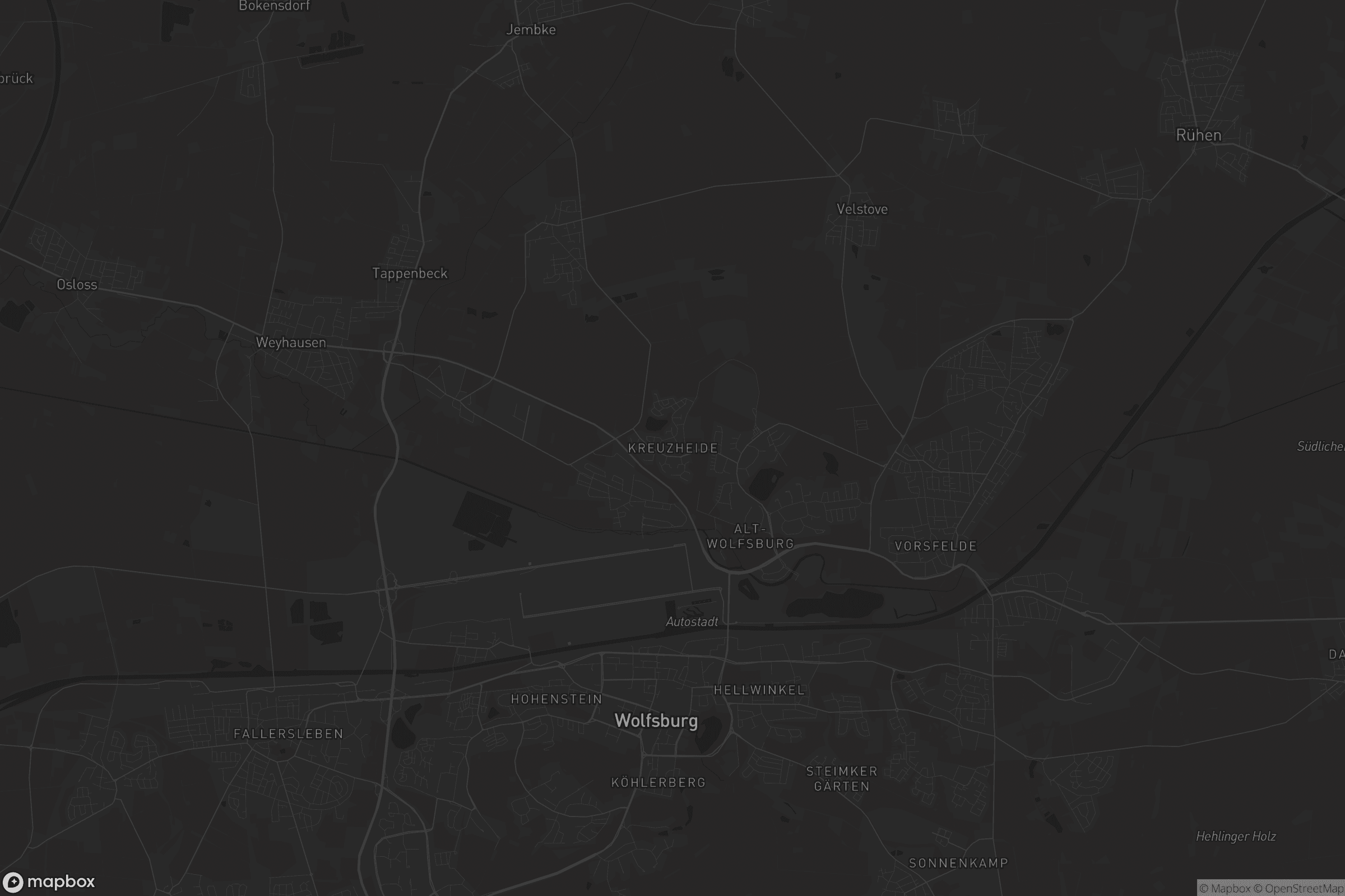 Karte von Kreuzheide