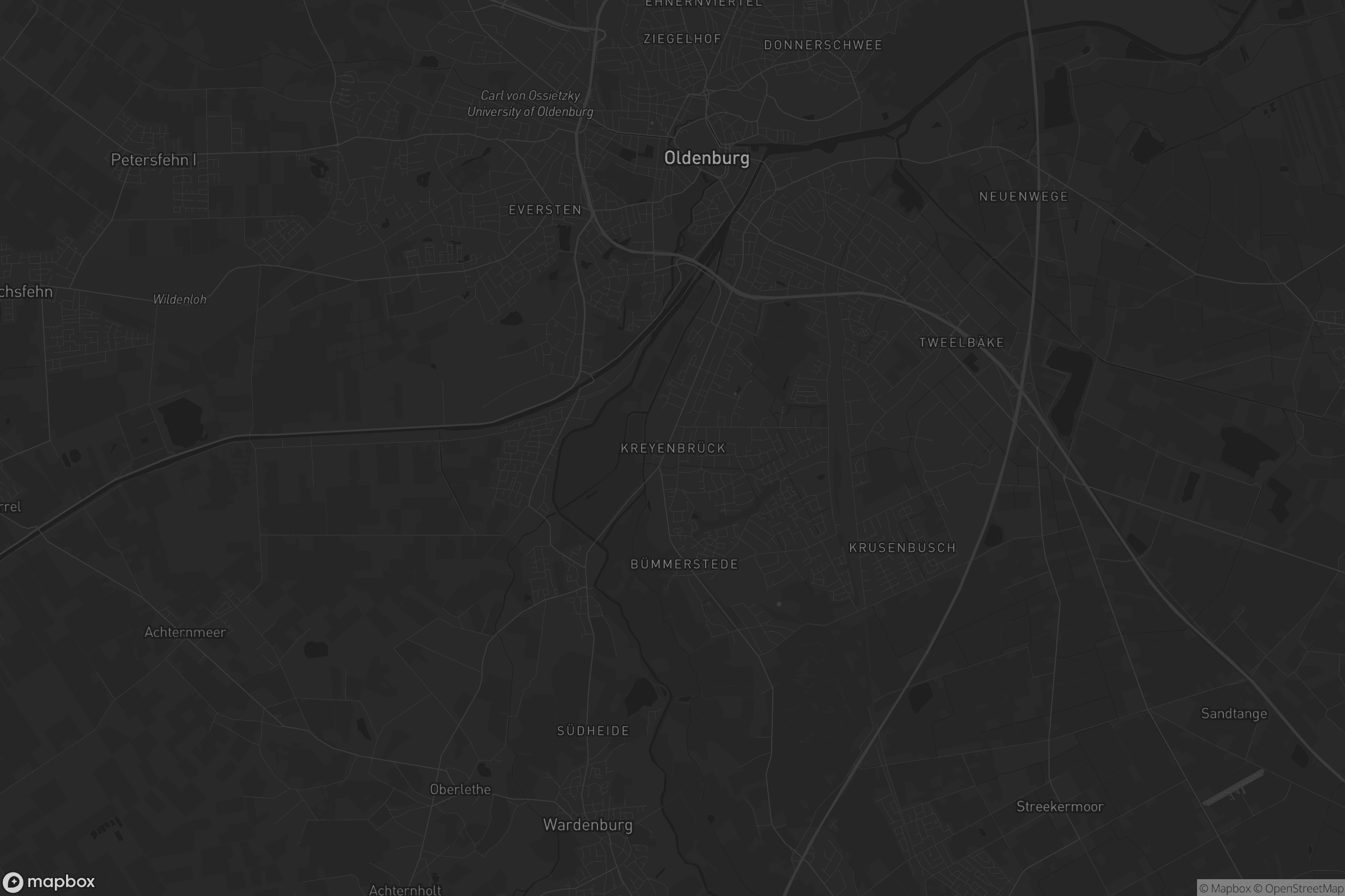 Karte von Kreyenbrück