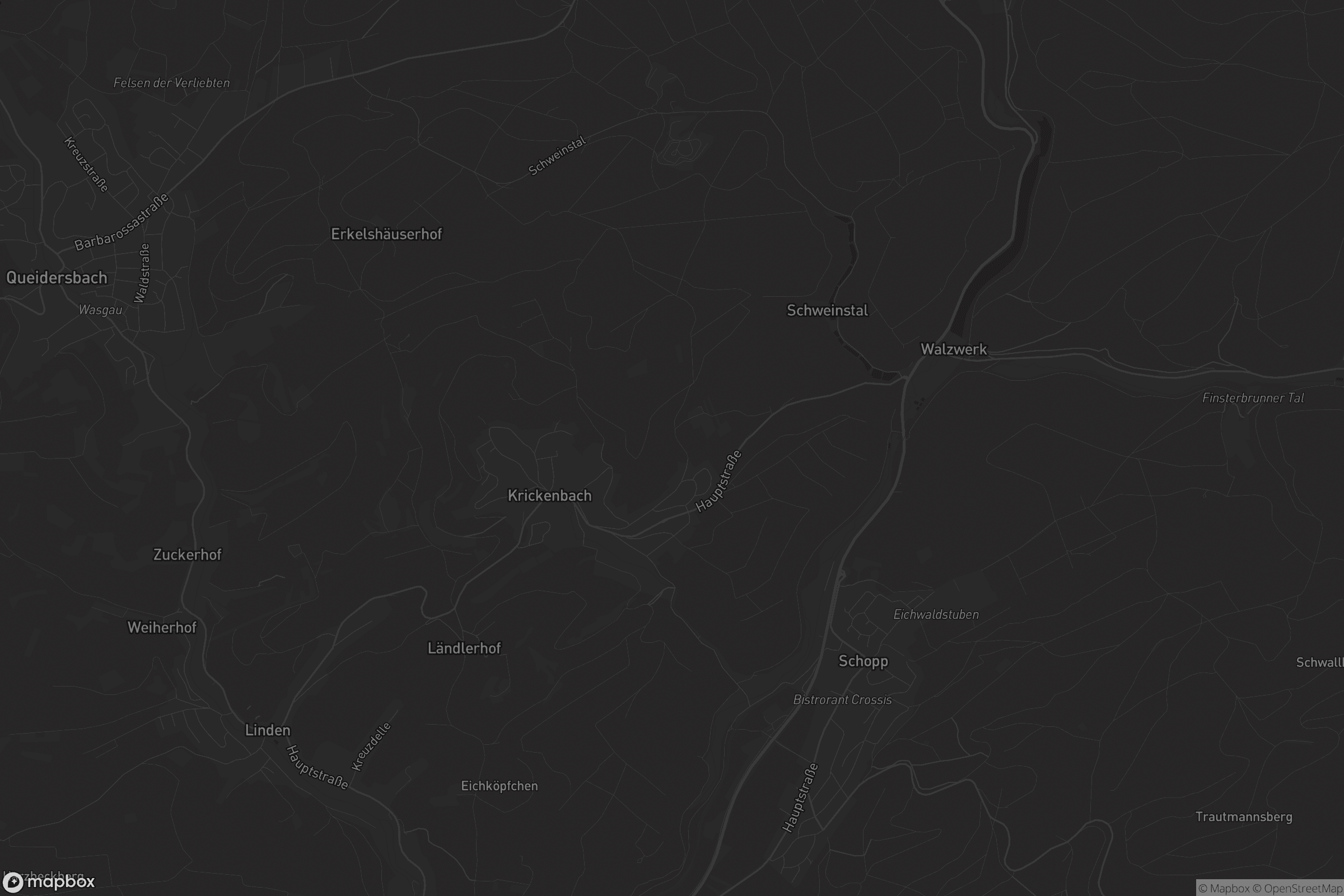 Karte von Krickenbach