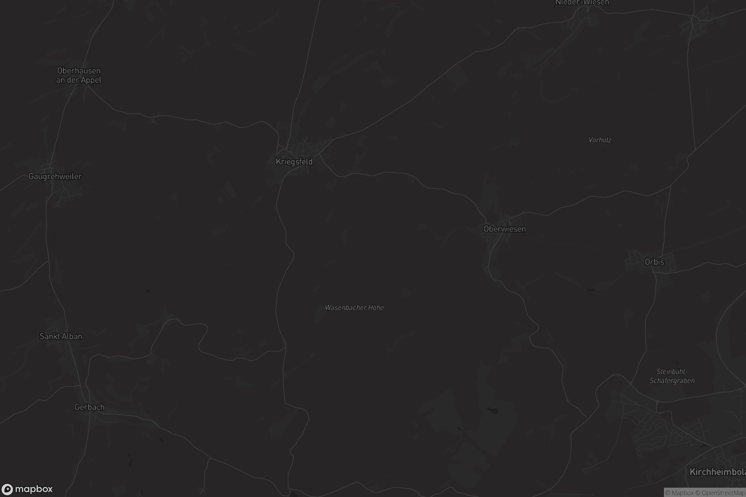 Karte von Kriegsfeld