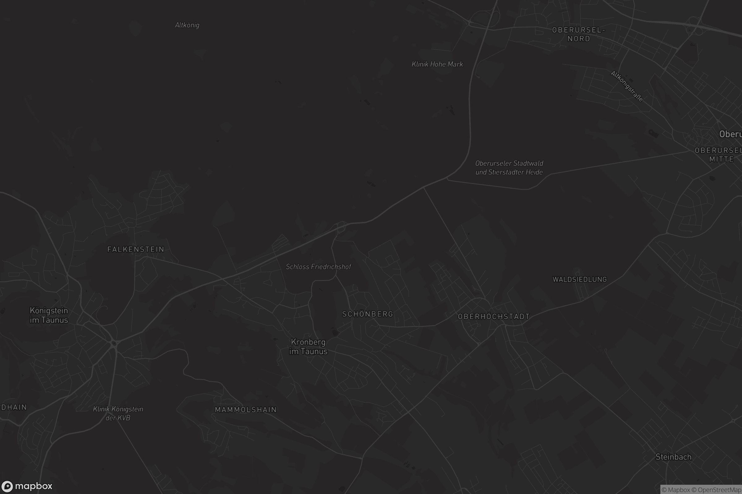 Karte von Kronberg im Taunus