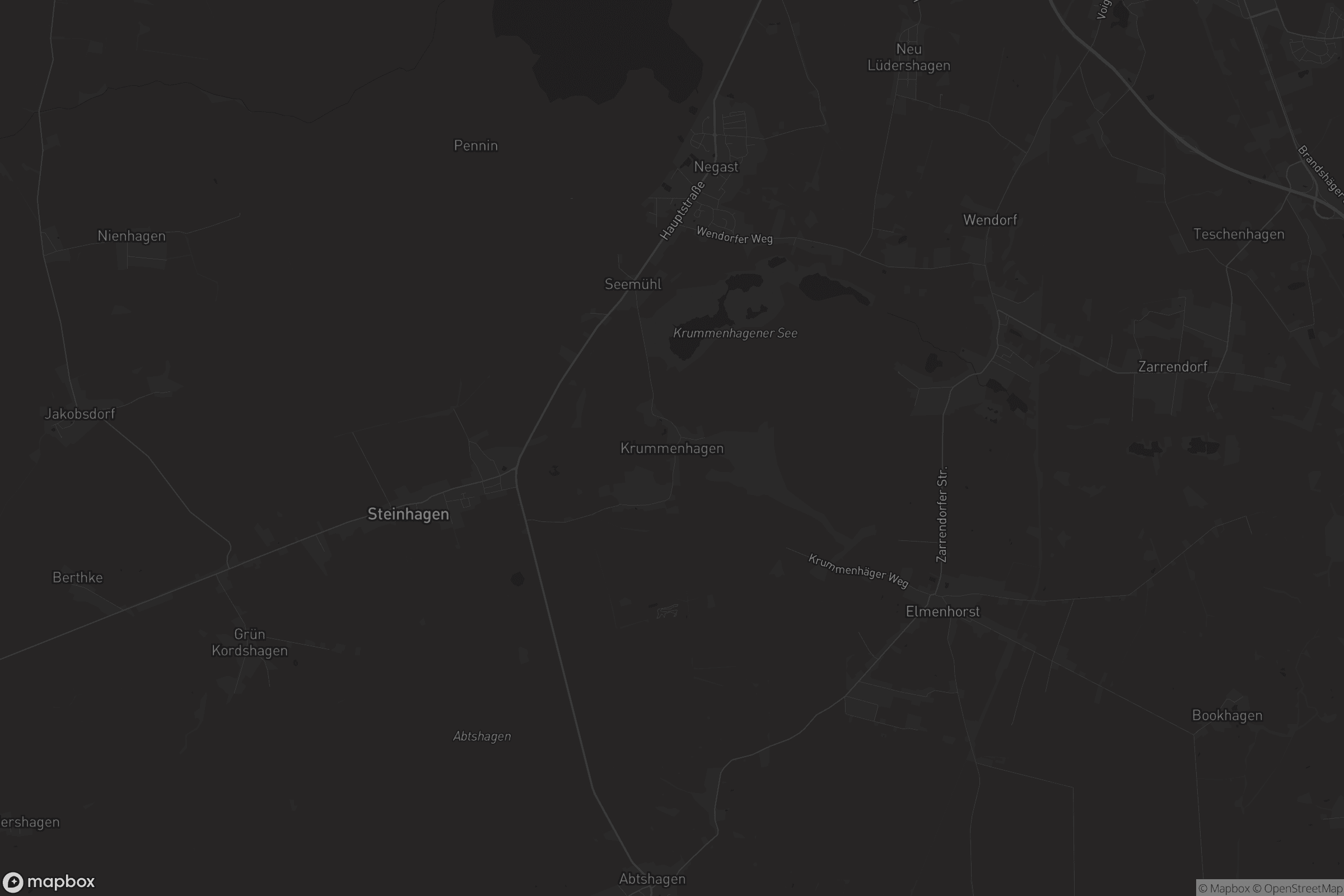 Karte von Krummenhagen