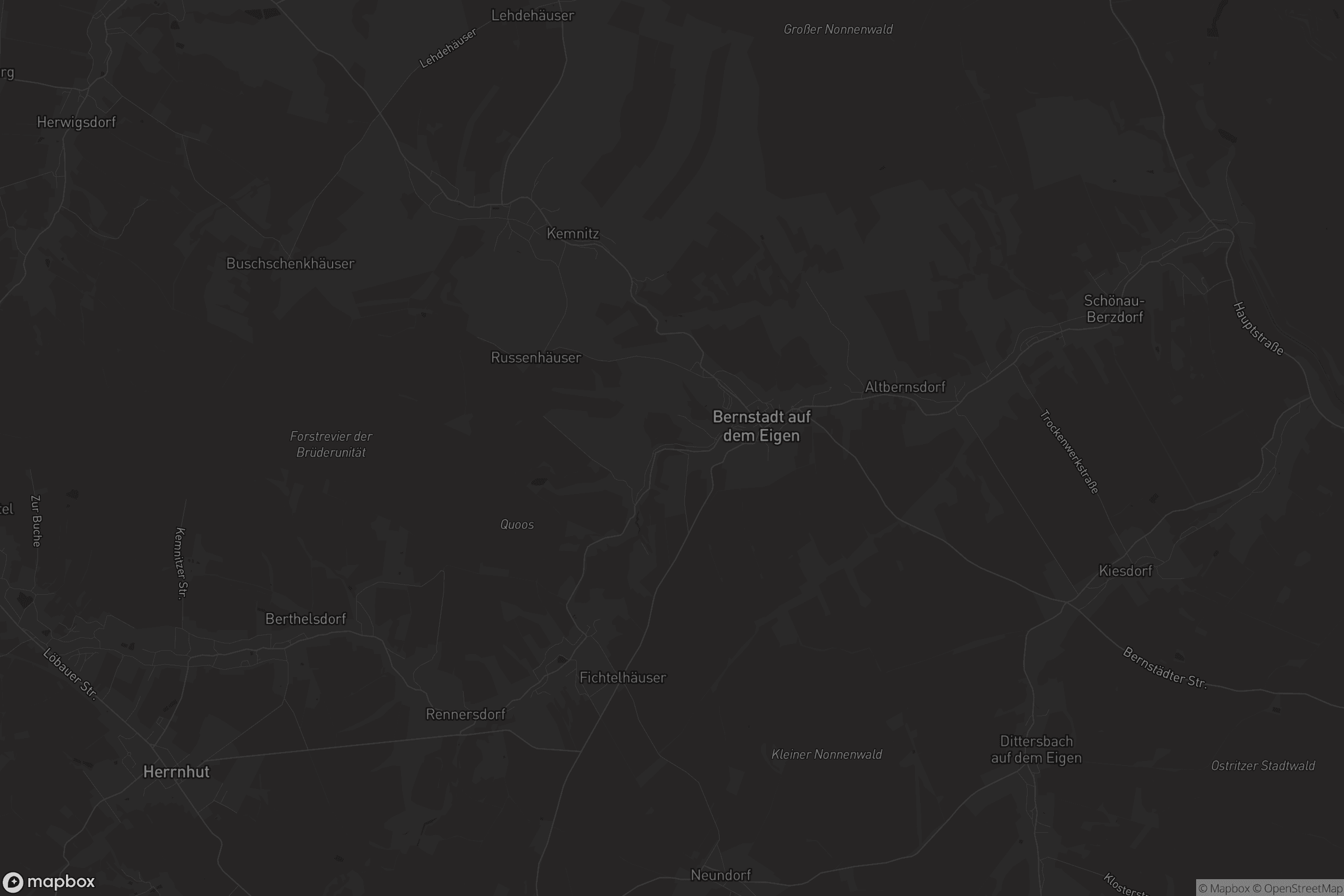 Karte von Kunnersdorf auf dem Eigen