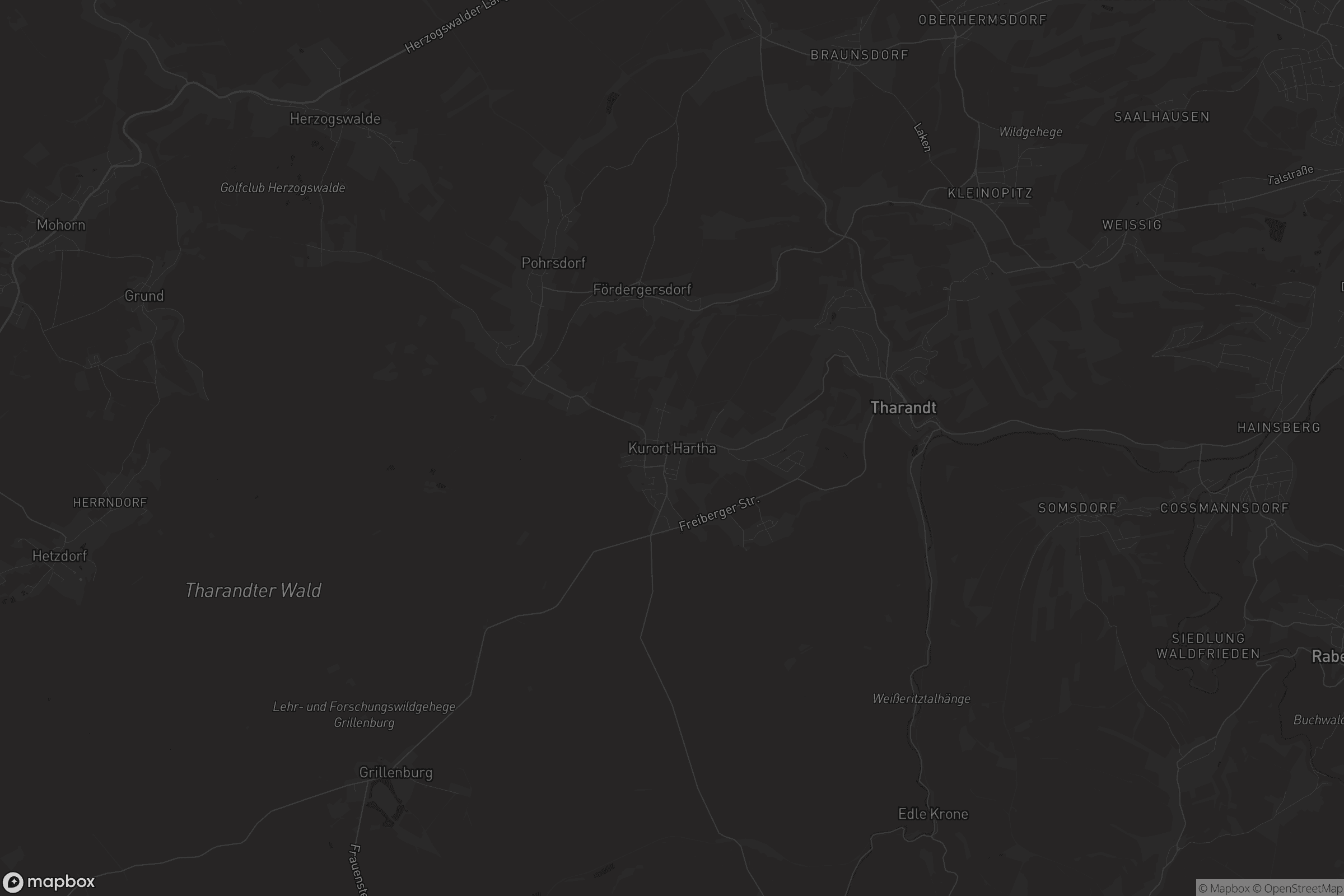 Karte von Kurort Hartha