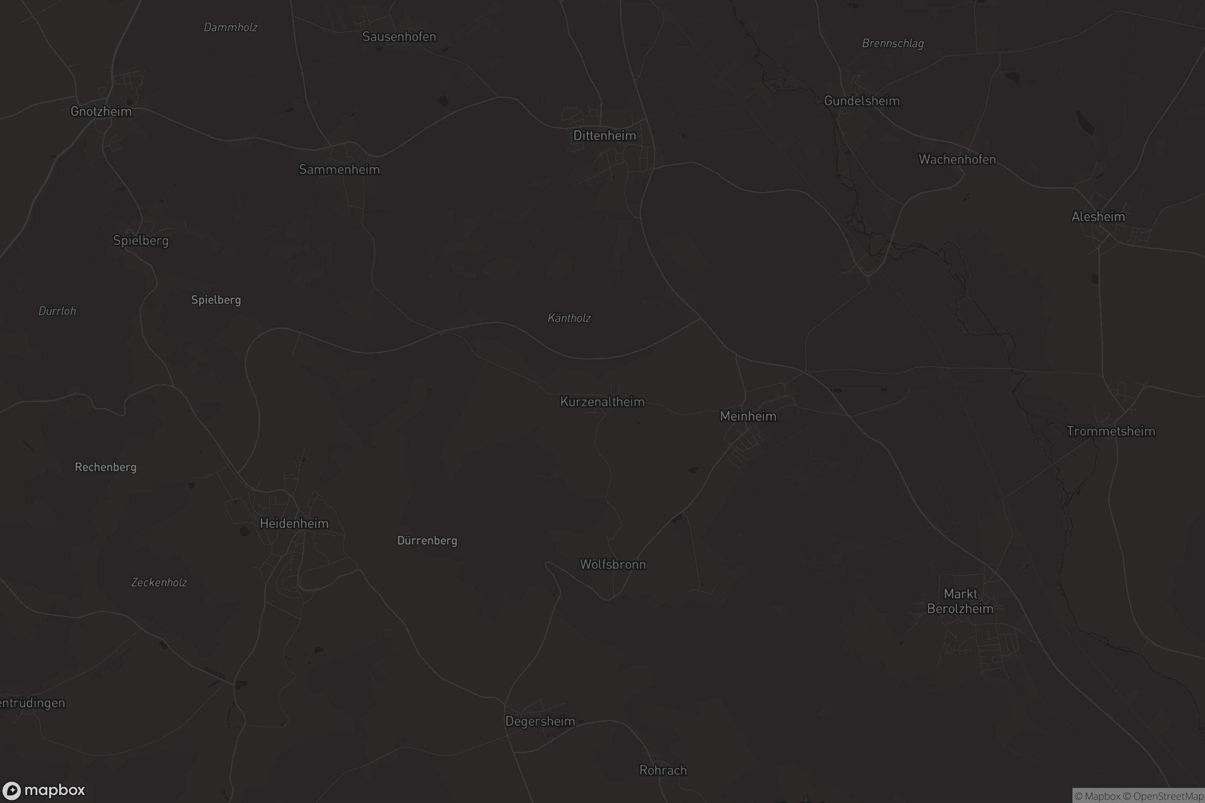 Karte von Kurzenaltheim