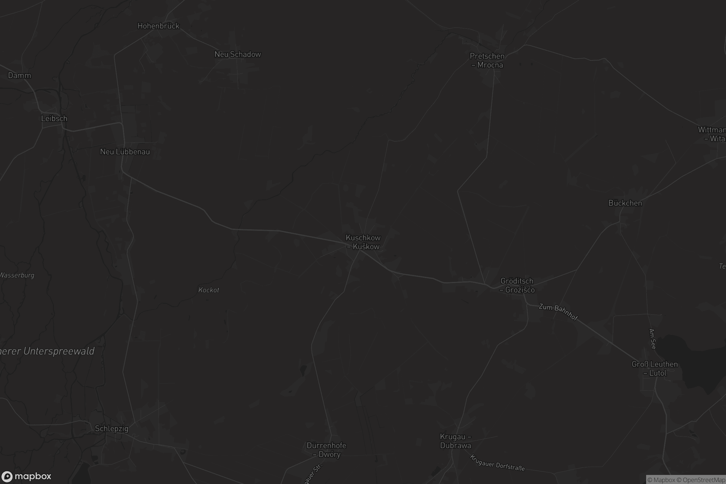 Karte von Kuschkow - Kuškow