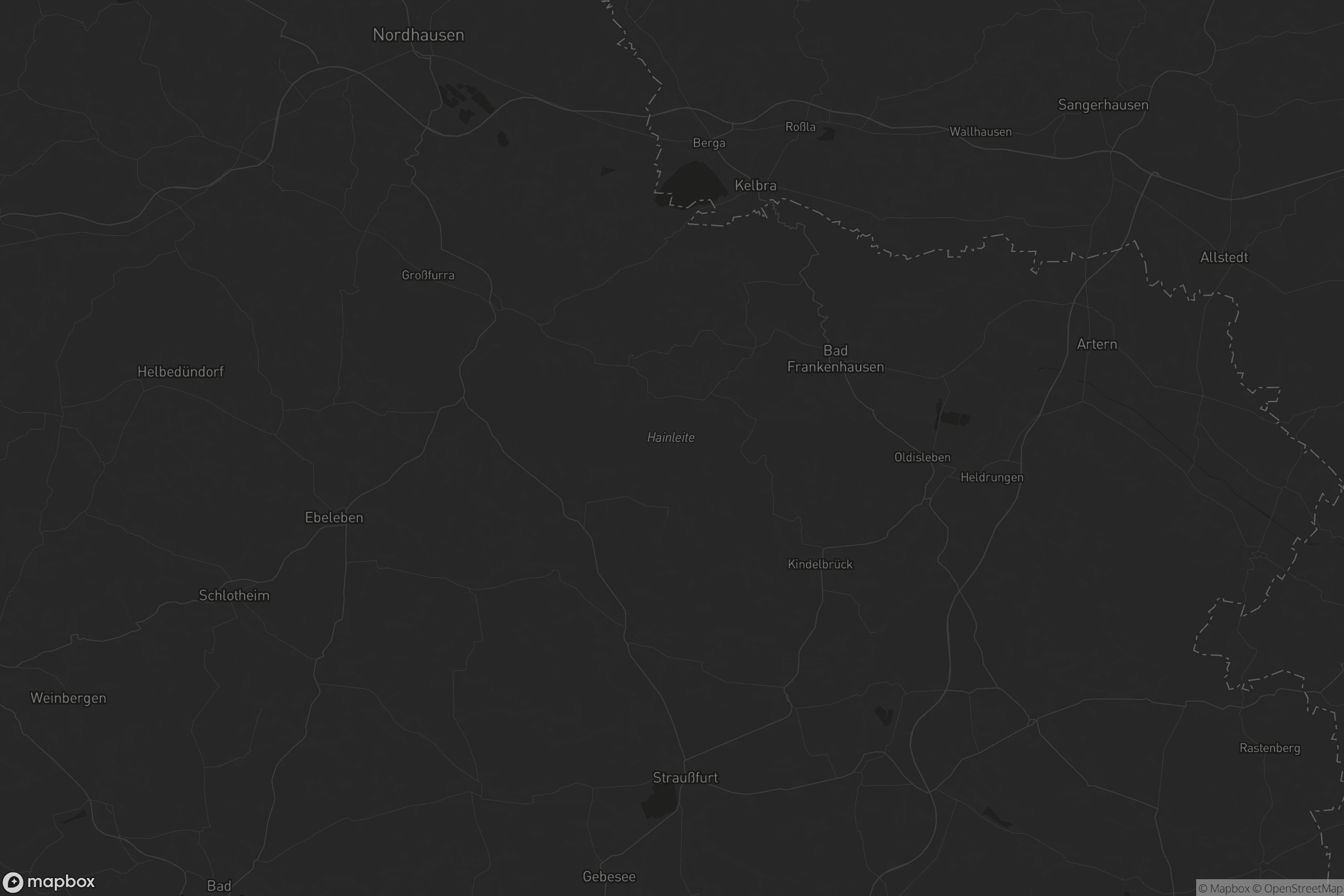 Karte von Kyffhäuserkreis