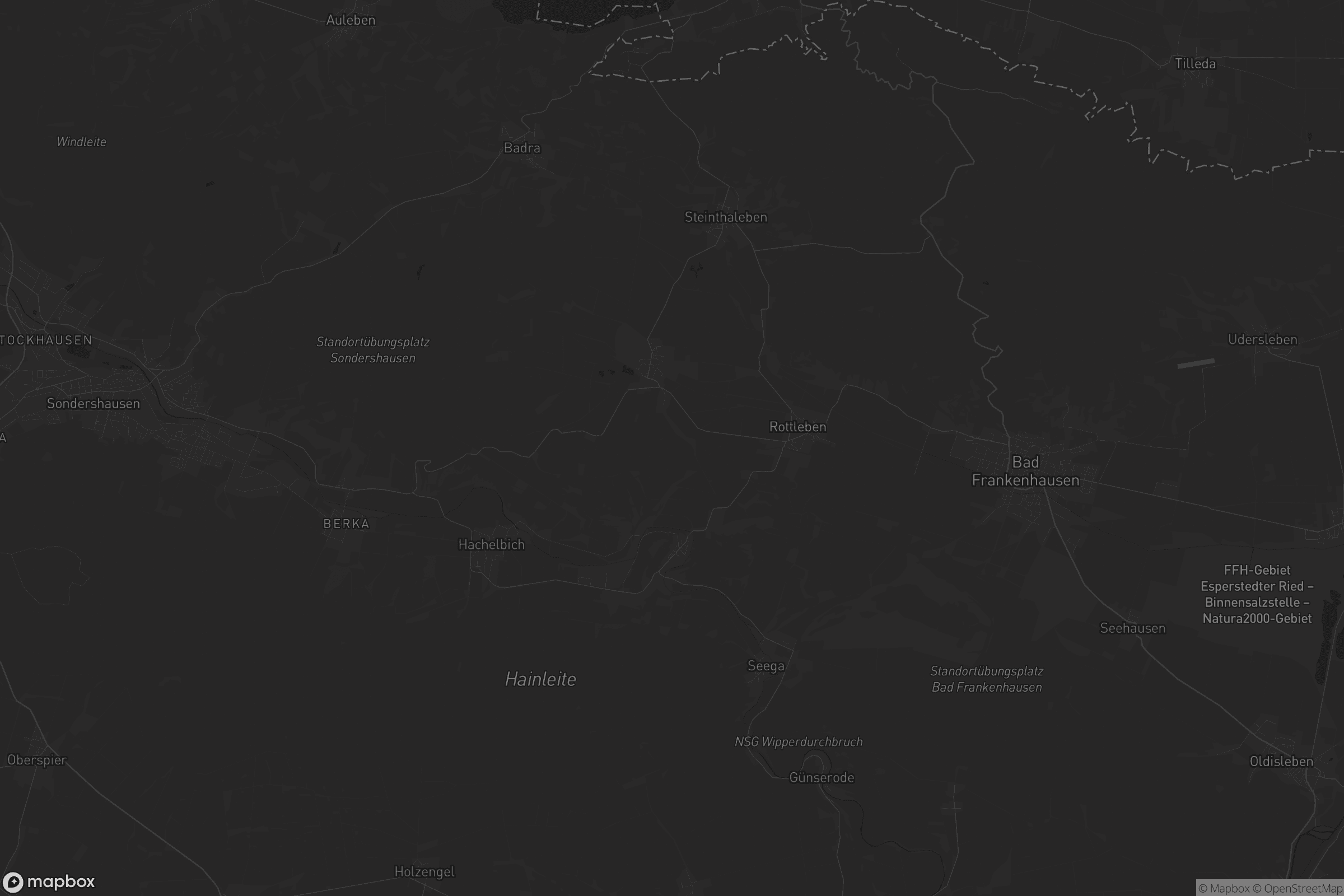 Karte von Kyffhäuserland