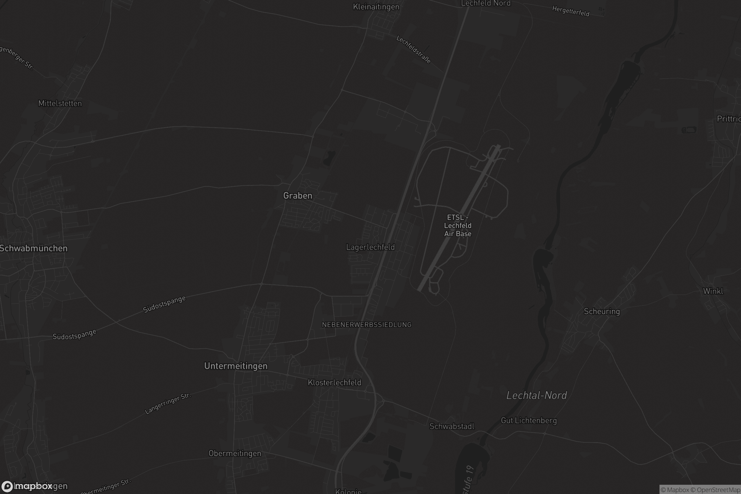 Karte von Lagerlechfeld