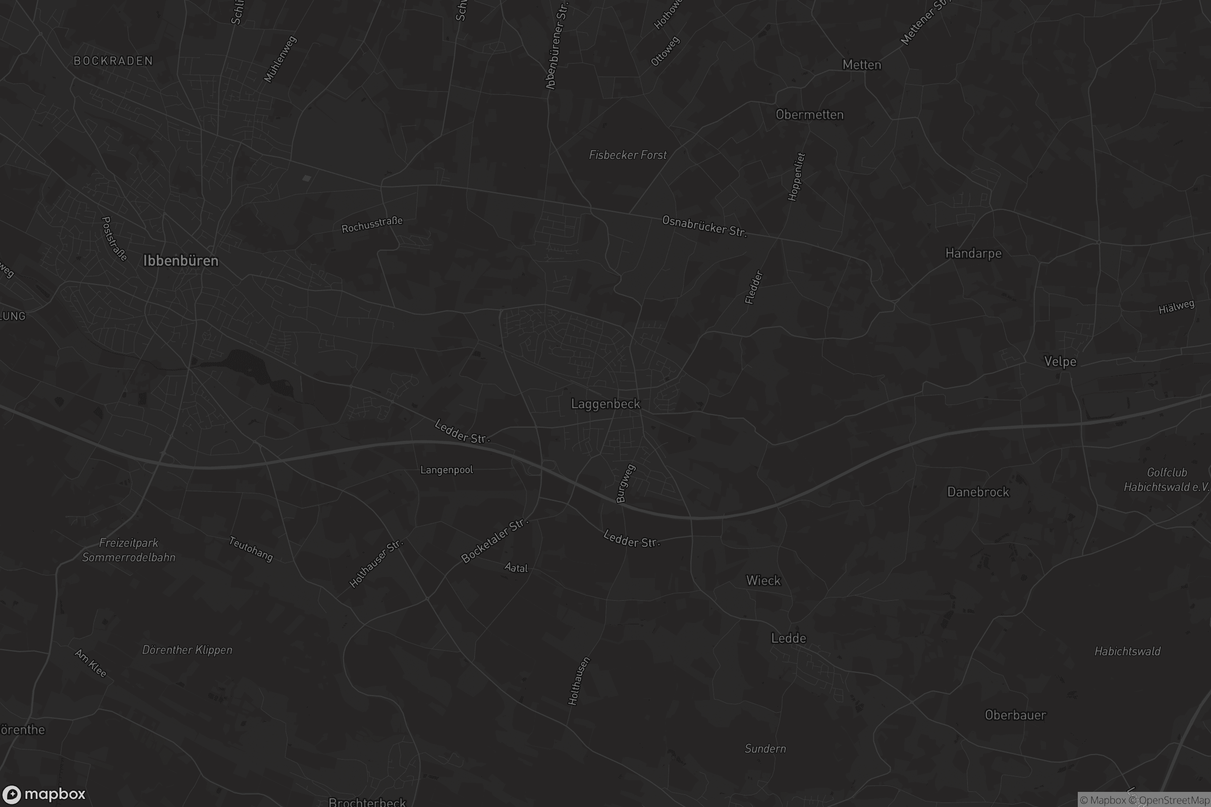 Karte von Laggenbeck