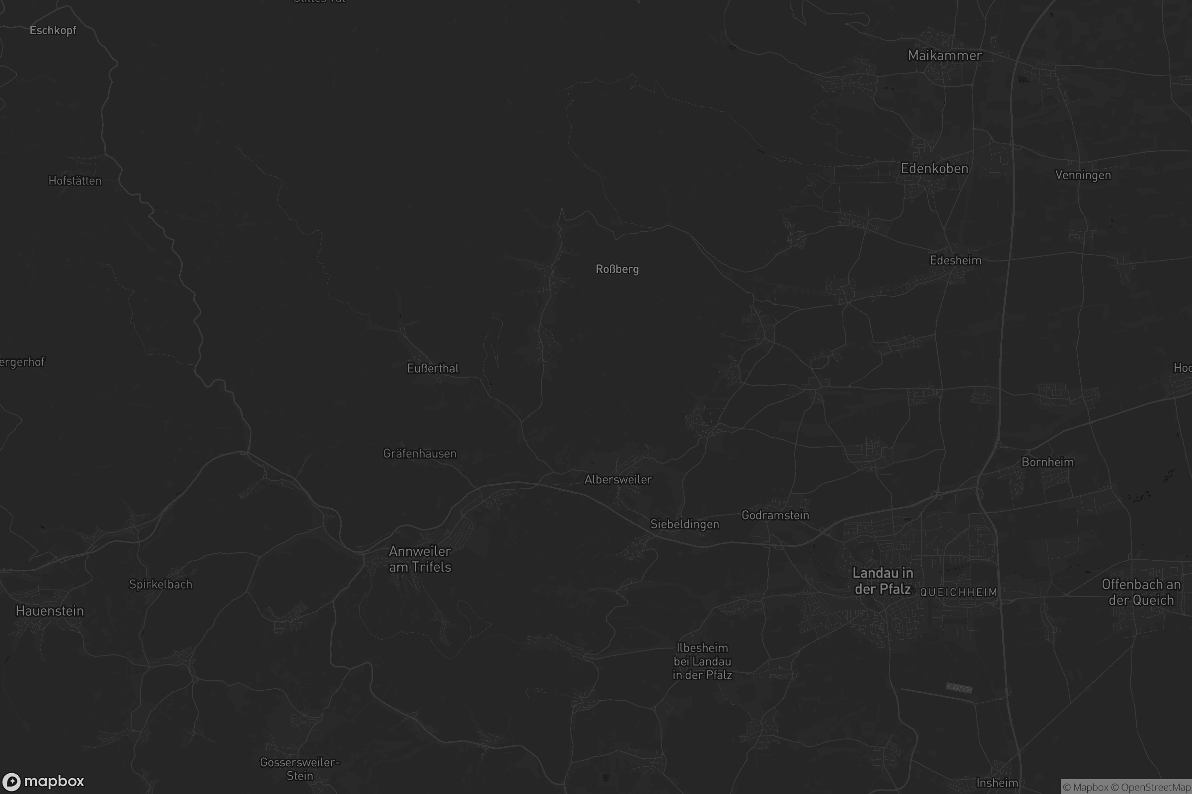 Karte von Landau in der Pfalz