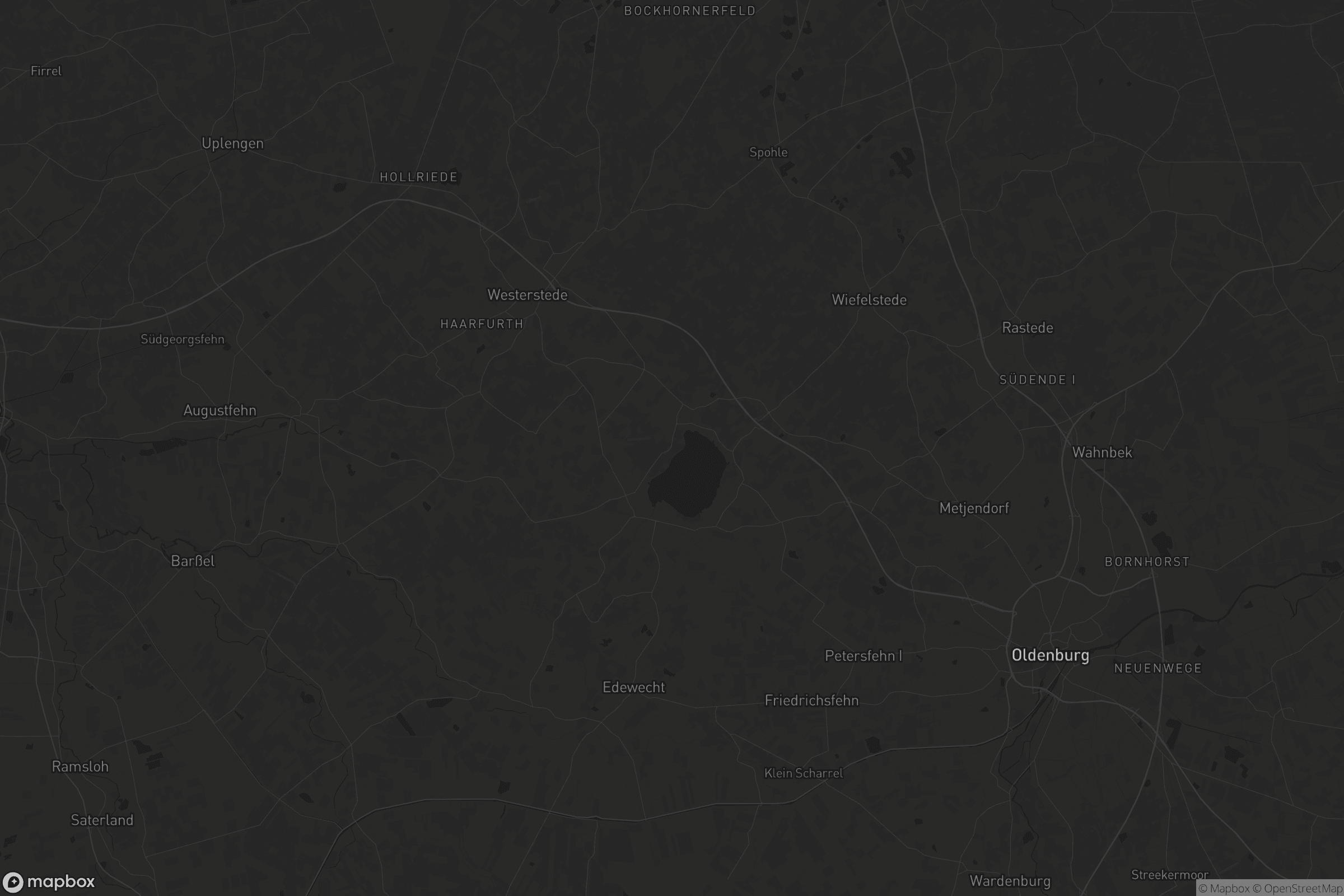 Karte von Landkreis Ammerland