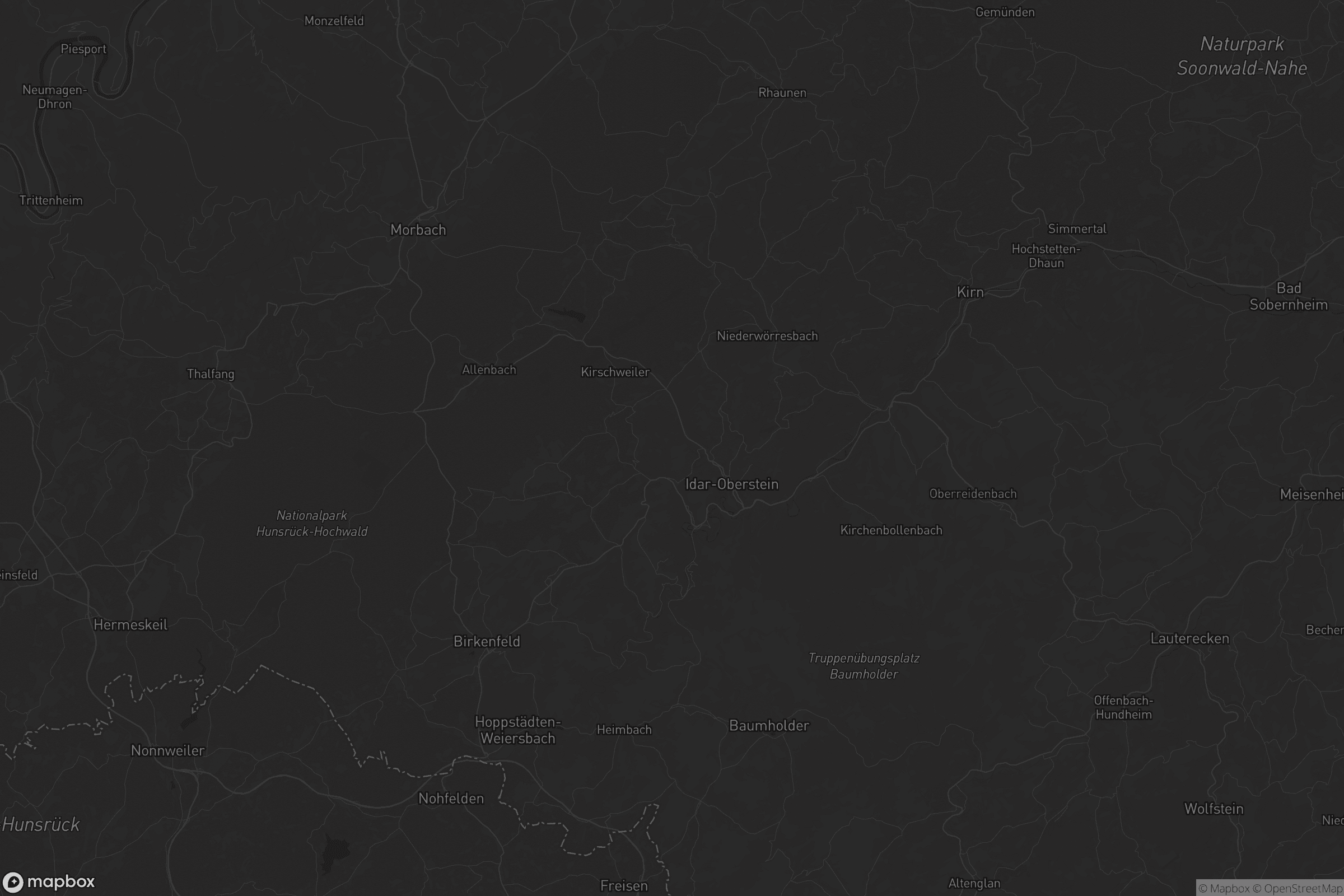 Karte von Landkreis Birkenfeld