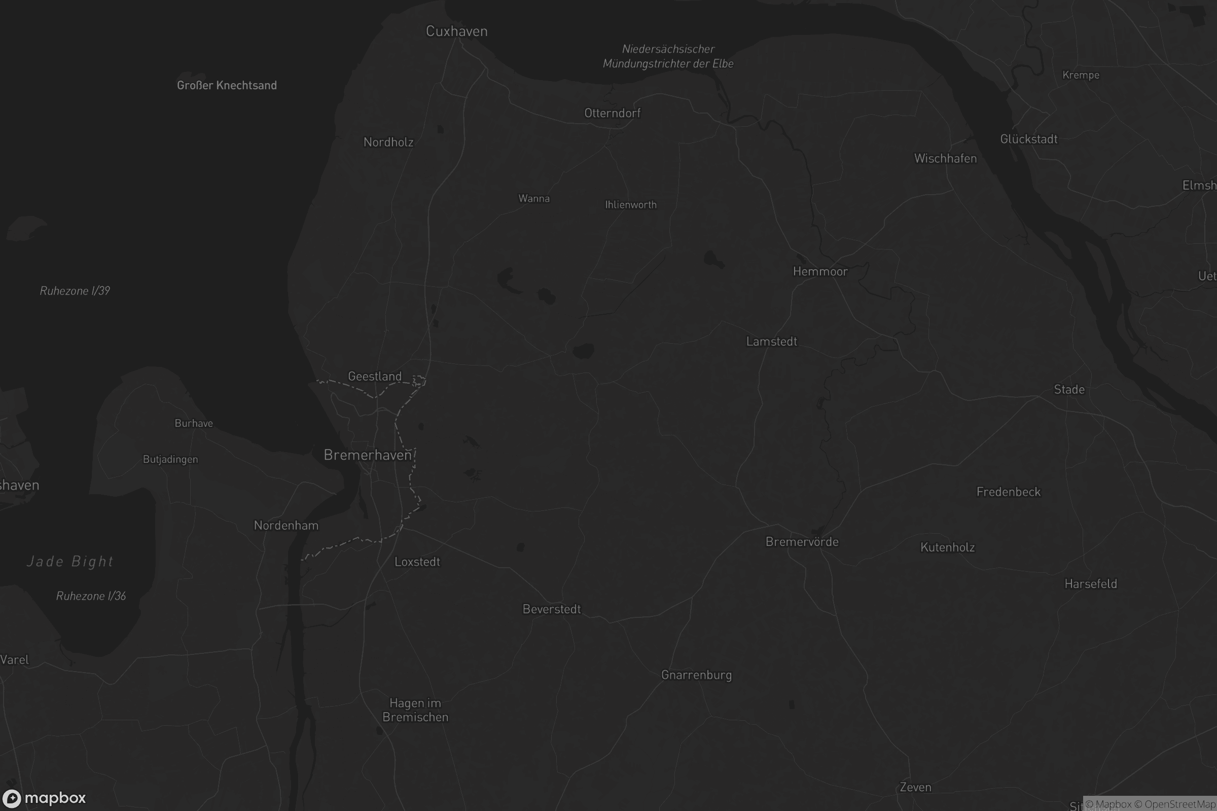 Karte von Landkreis Cuxhaven