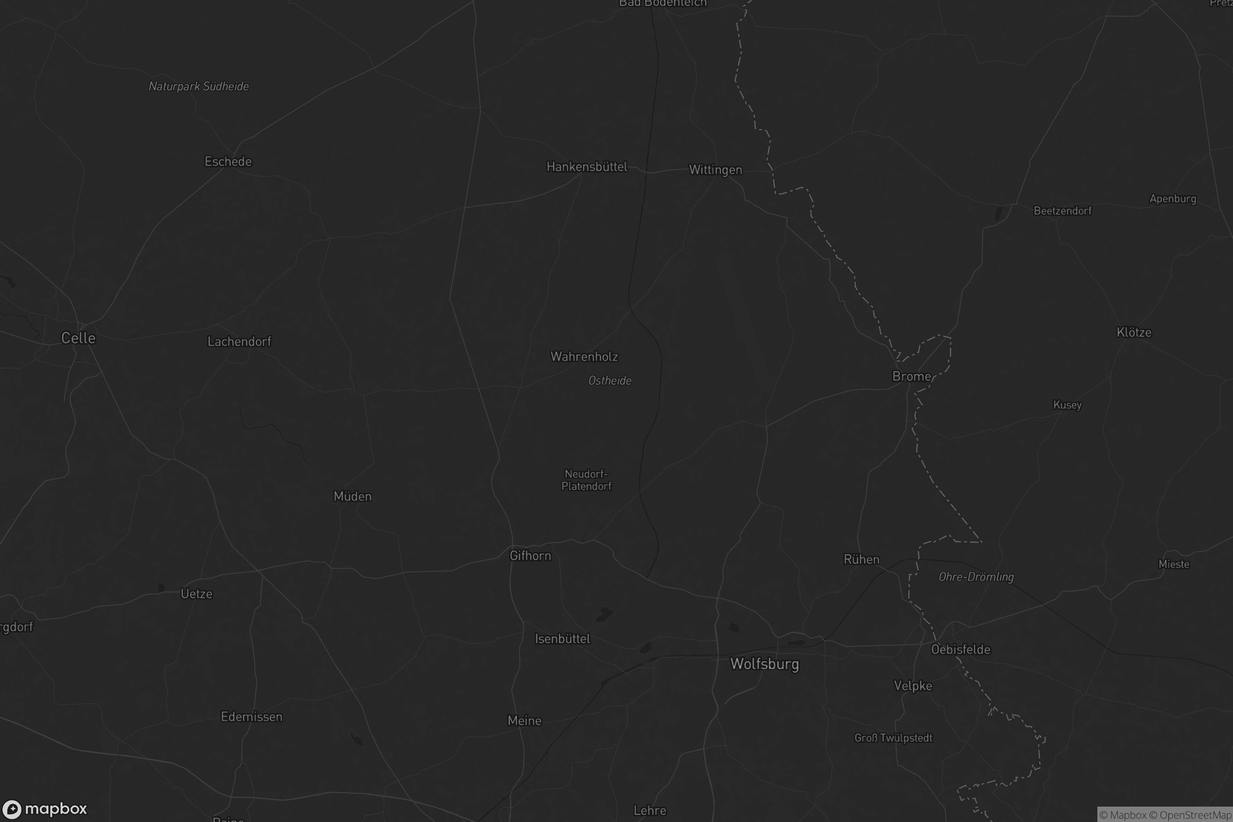 Karte von Landkreis Gifhorn