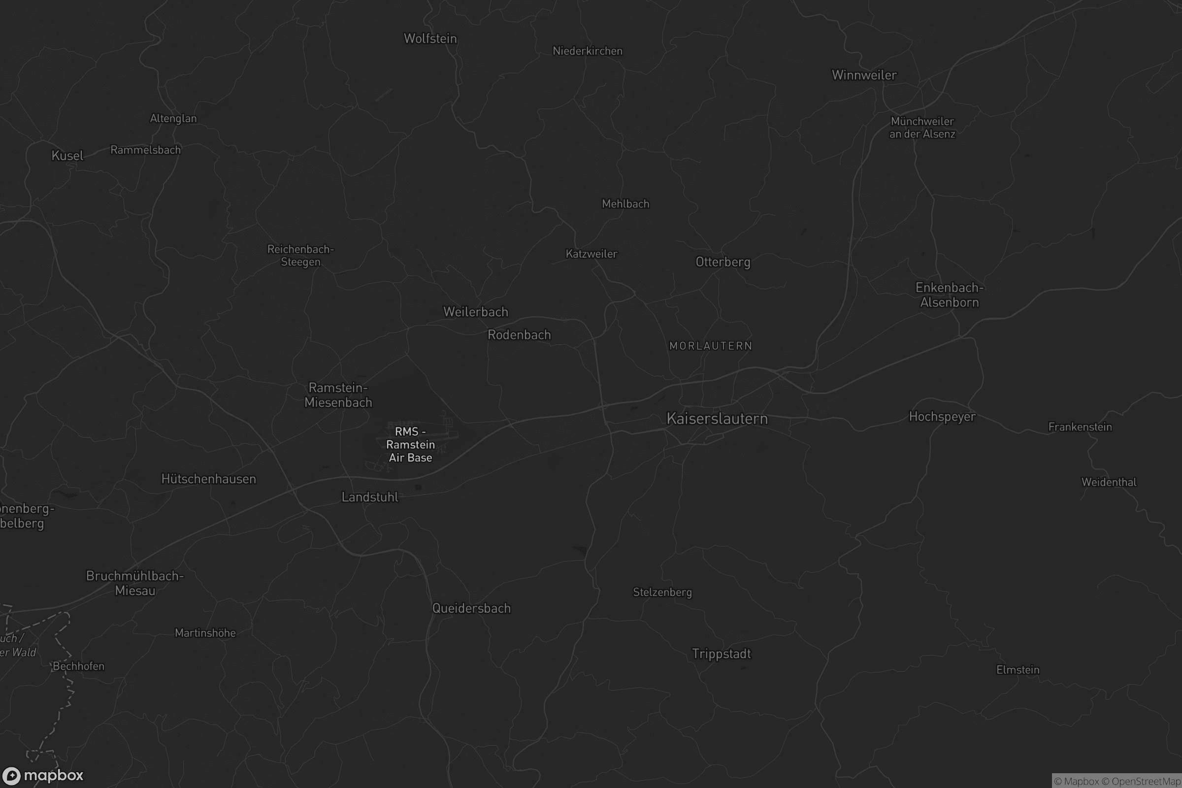 Karte von Landkreis Kaiserslautern