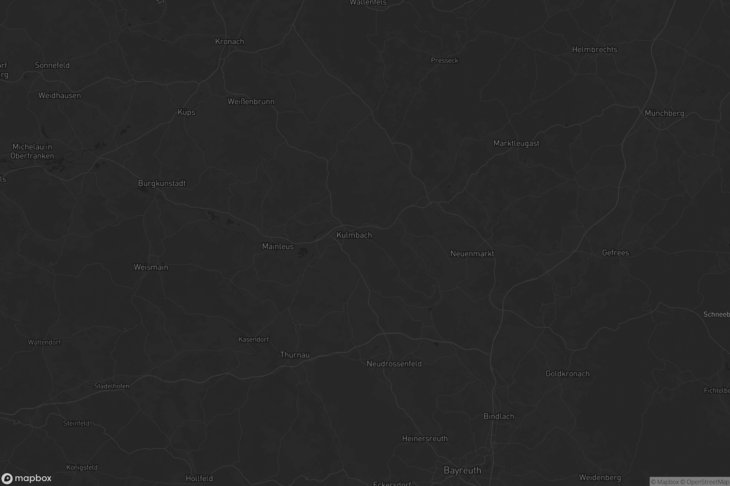 Karte von Landkreis Kulmbach