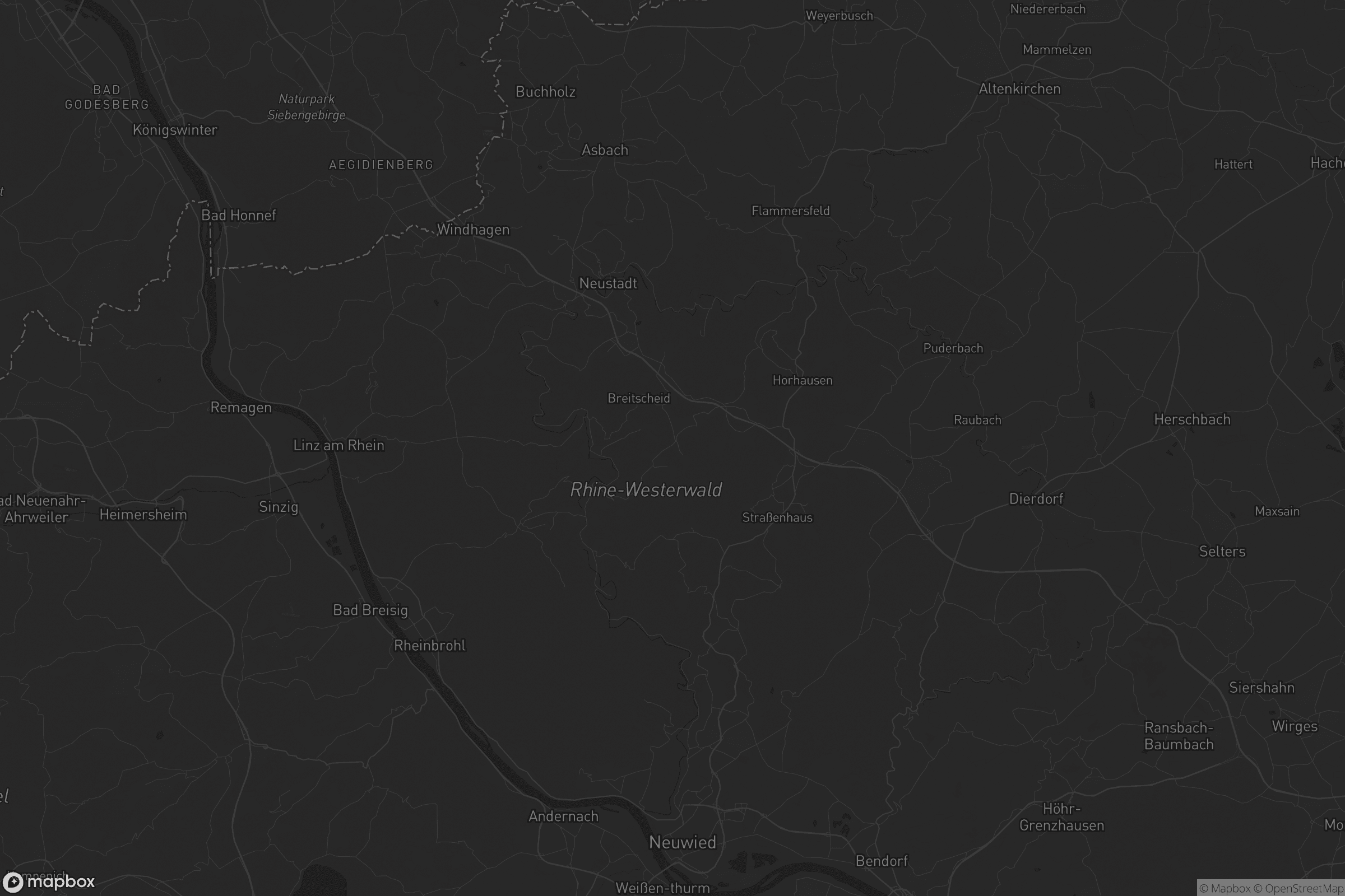 Karte von Landkreis Neuwied