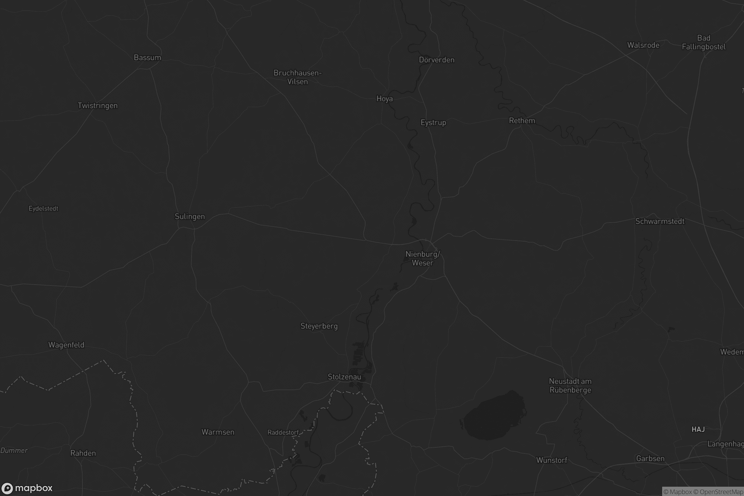 Karte von Landkreis Nienburg/Weser