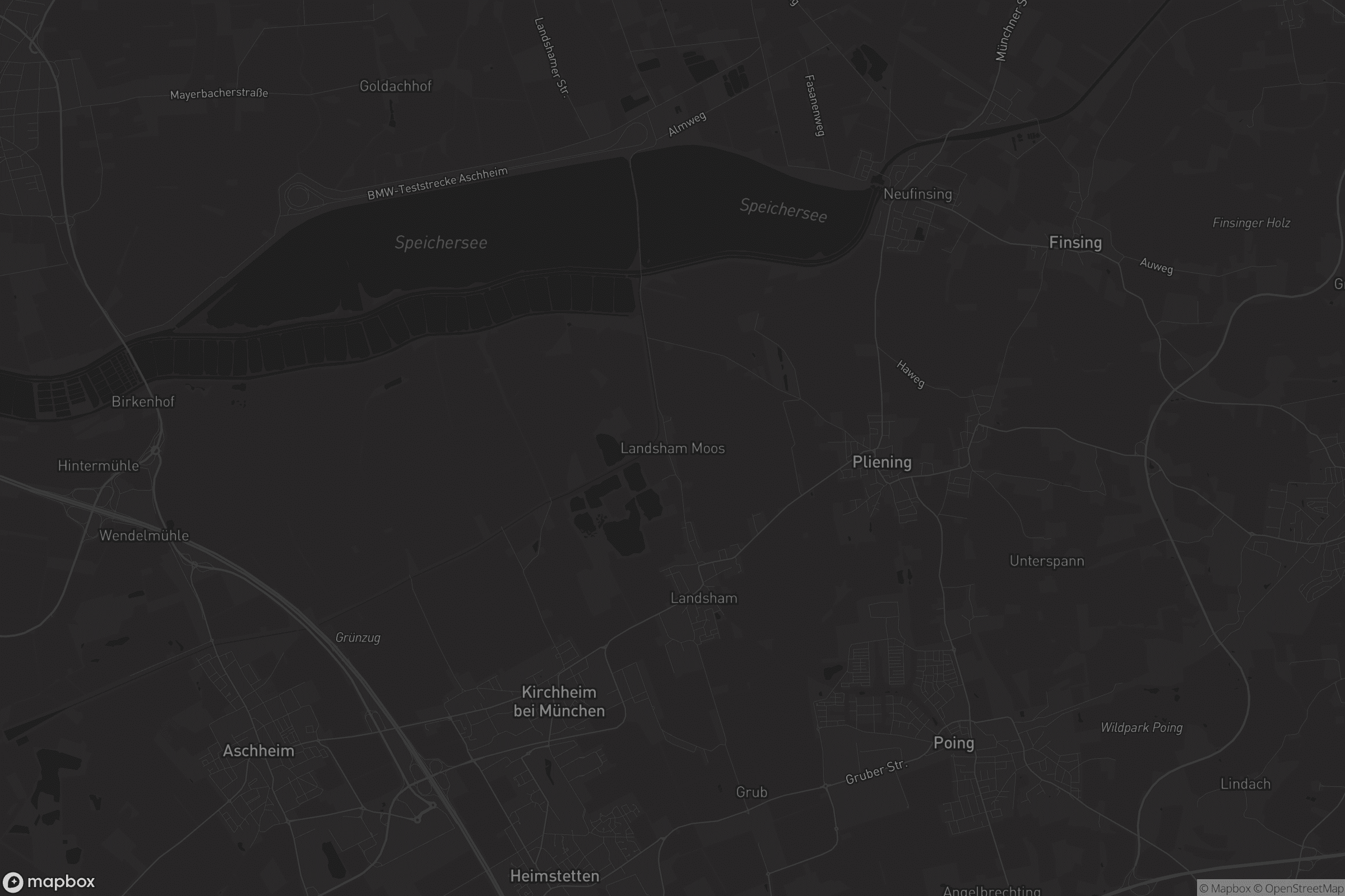 Karte von Landsham Moos