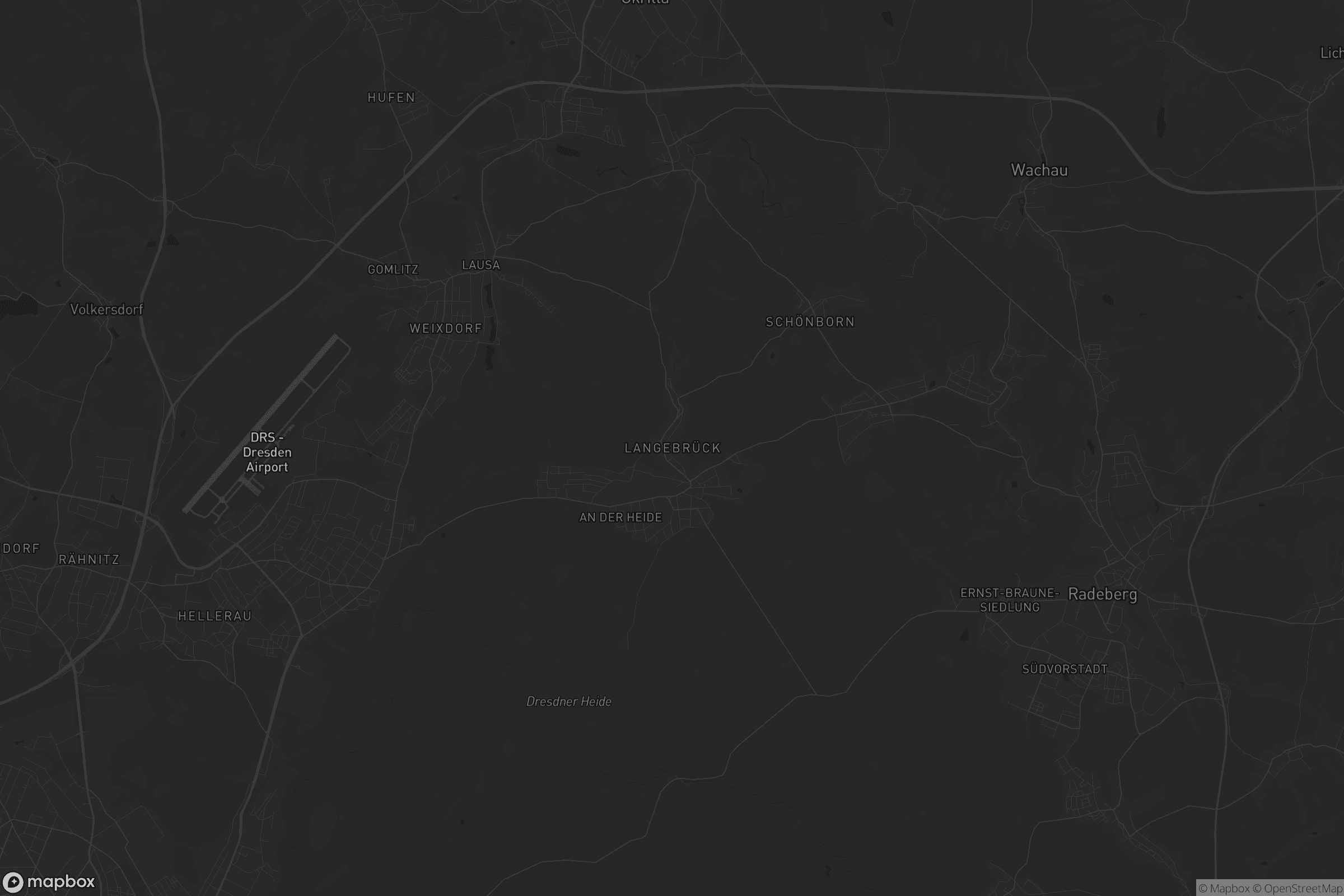 Karte von Langebrück