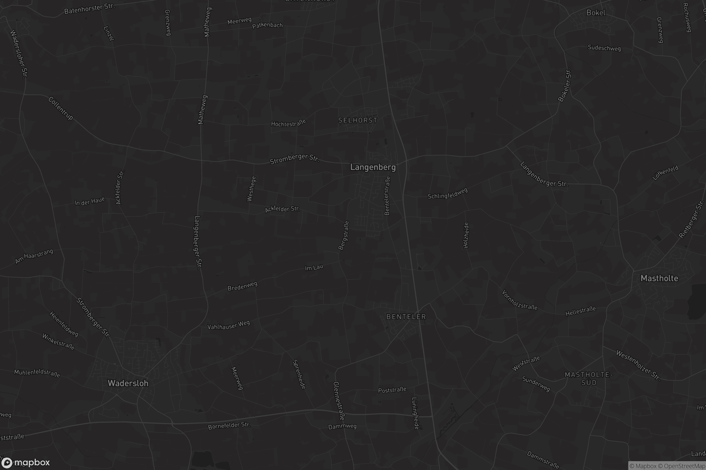 Karte von Langenberg