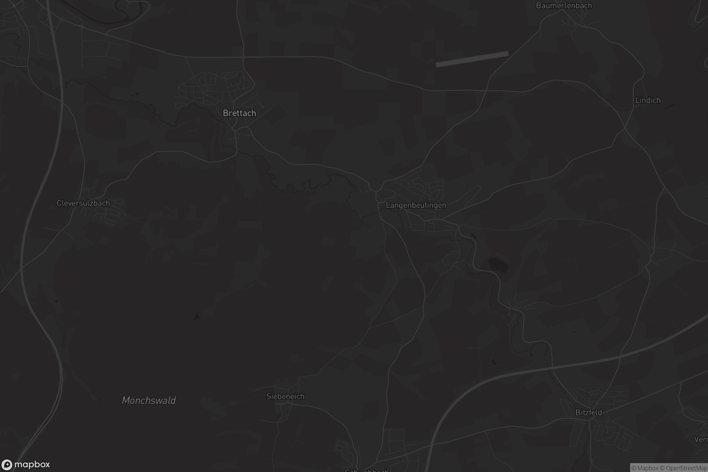 Karte von Langenbrettach