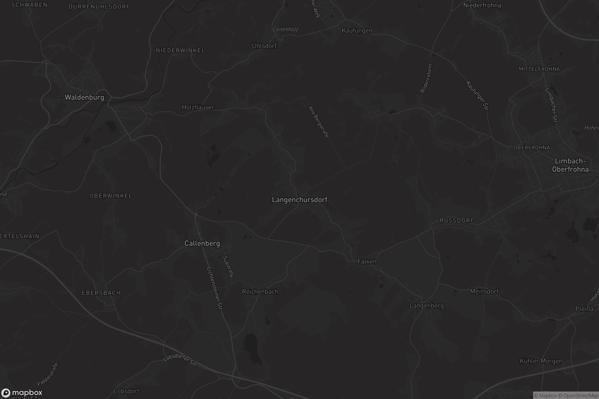 Karte von Langenchursdorf