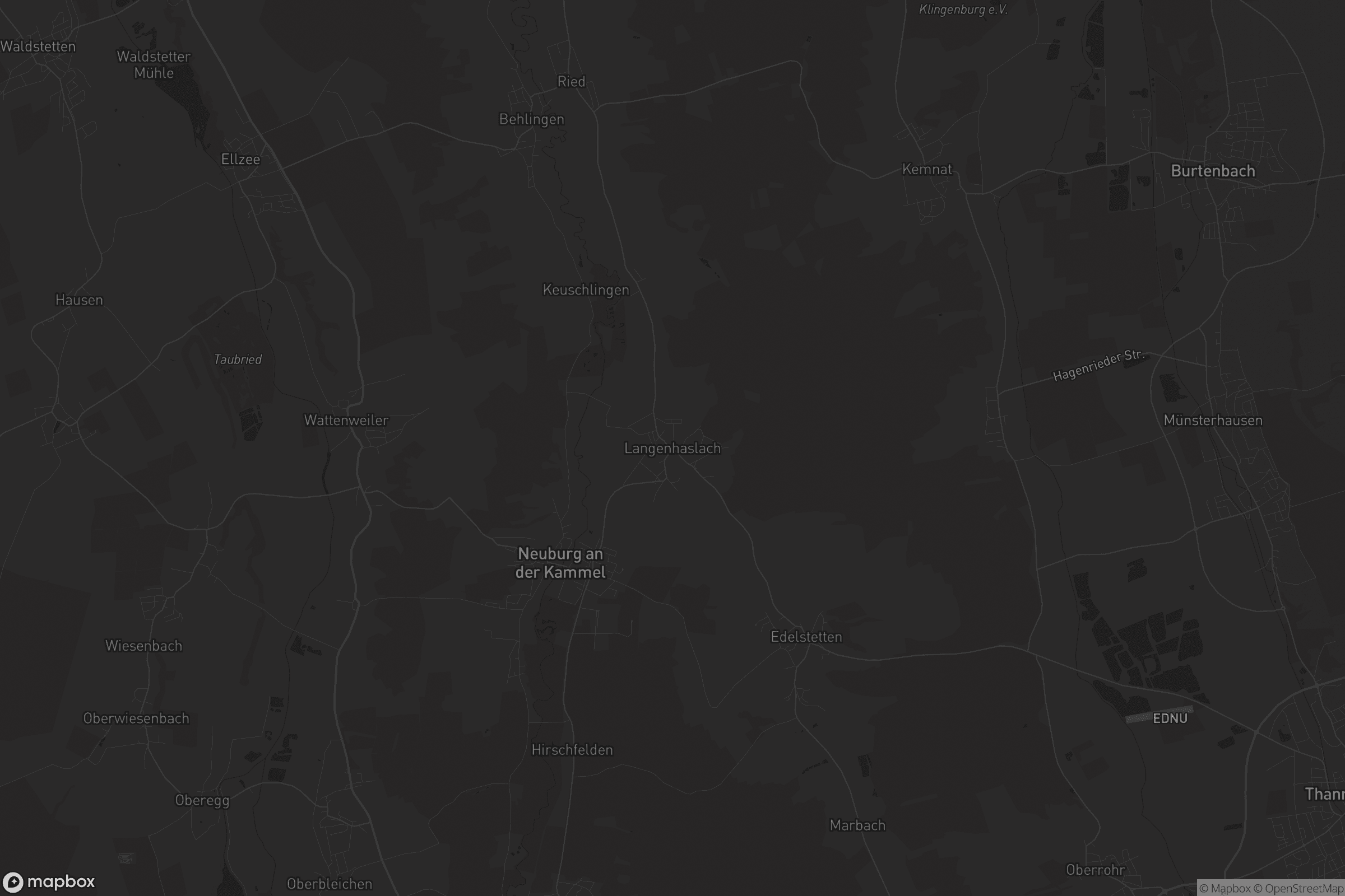 Karte von Langenhaslach