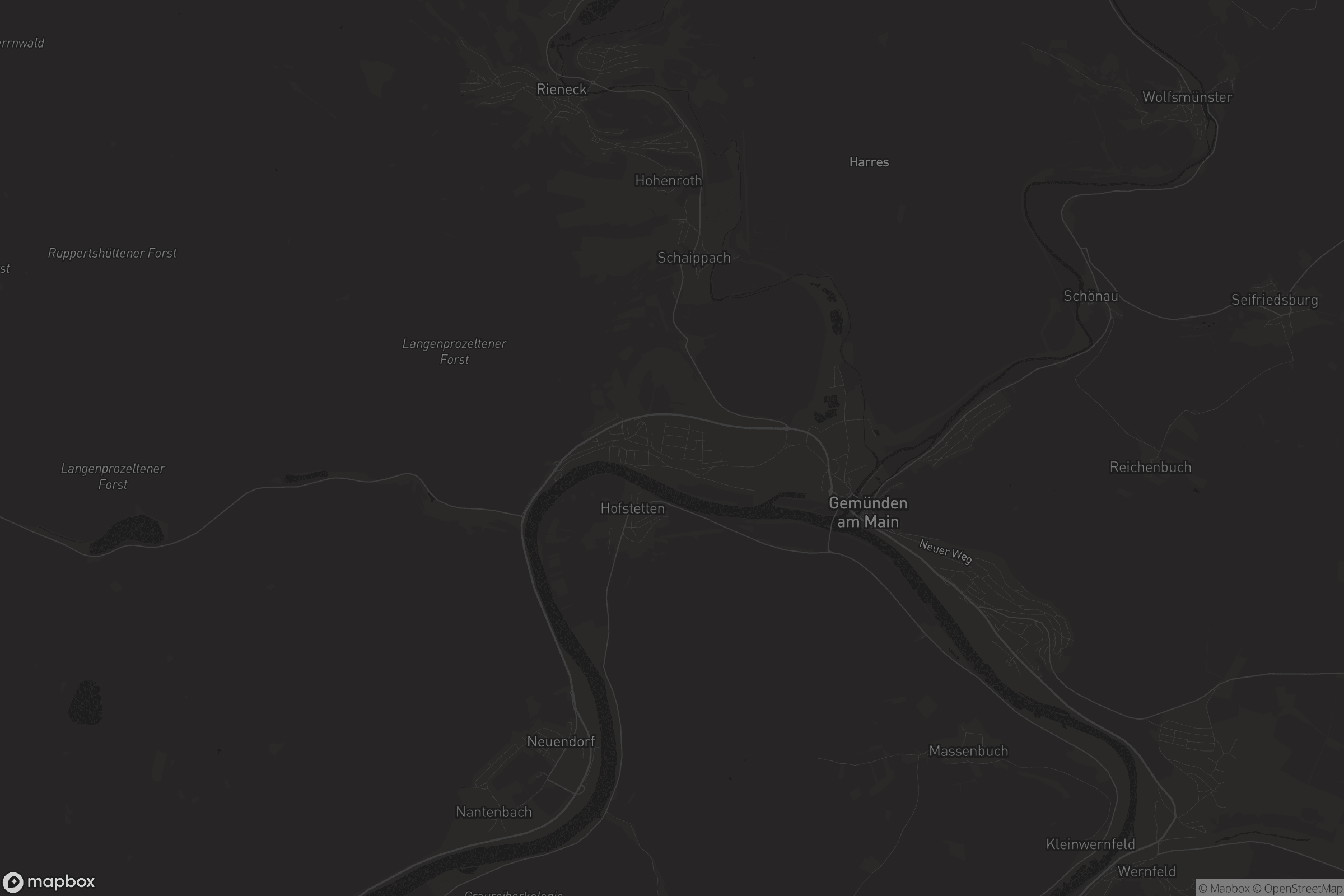 Karte von Langenprozelten