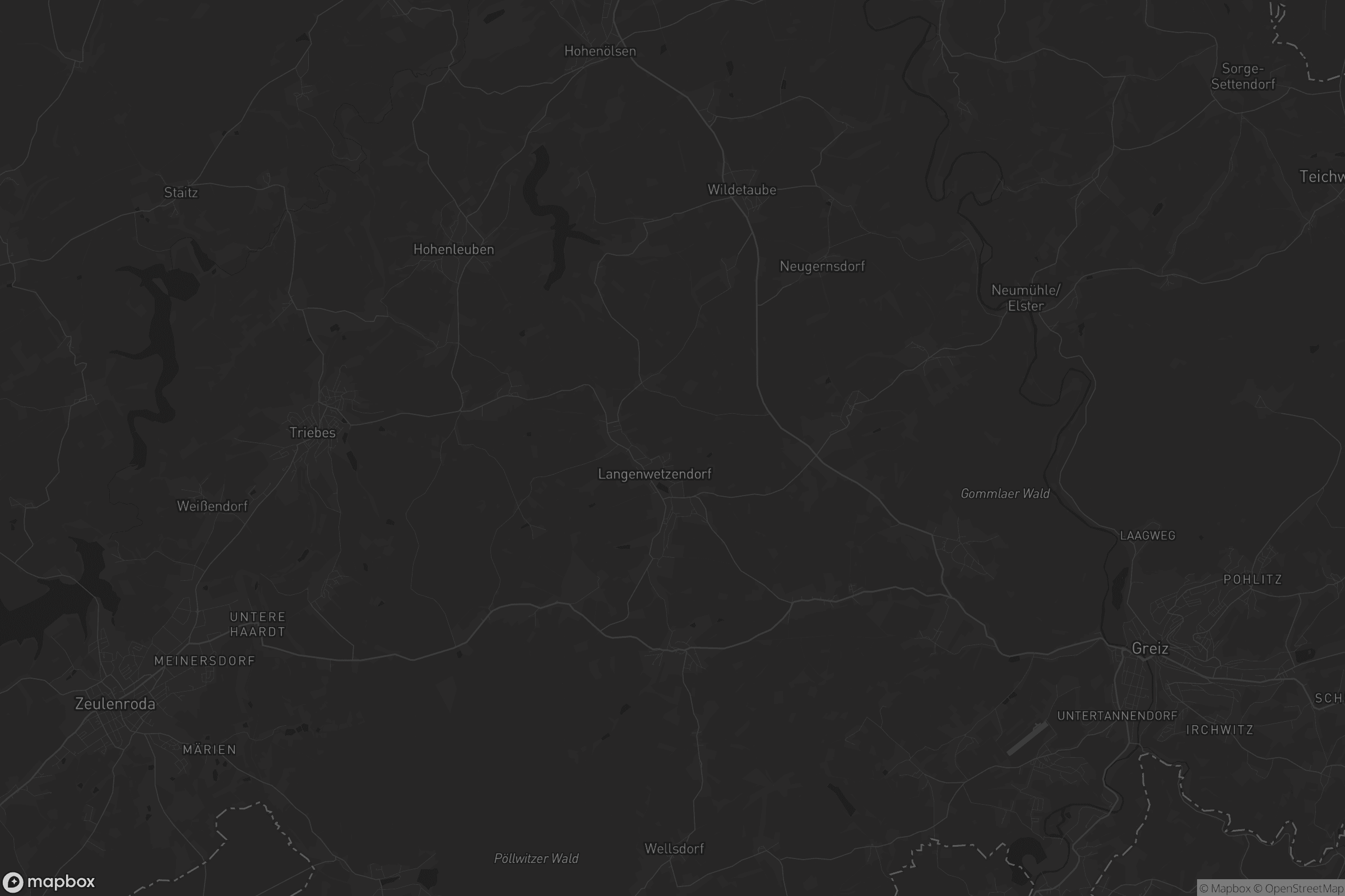 Karte von Langenwetzendorf