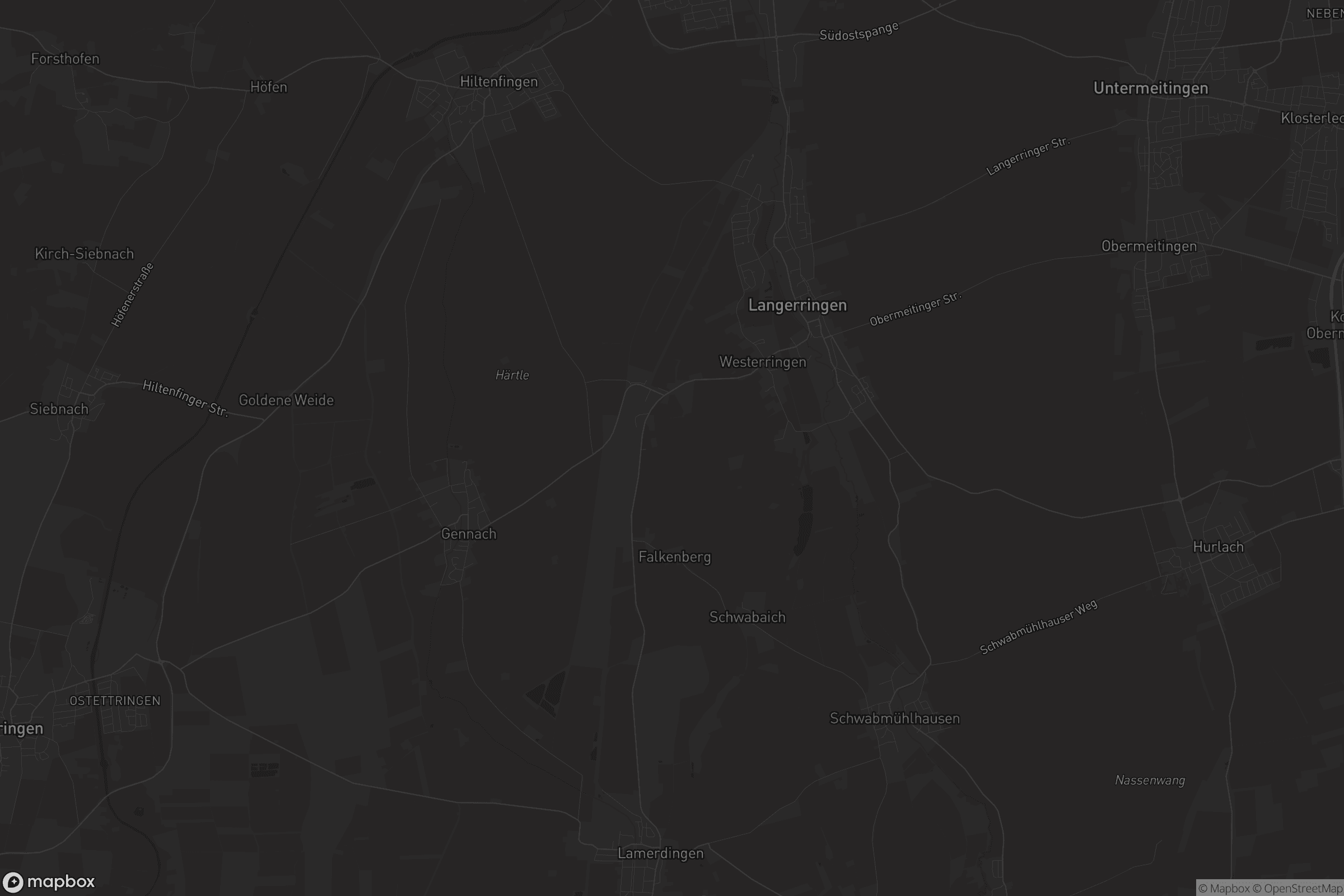 Karte von Langerringen