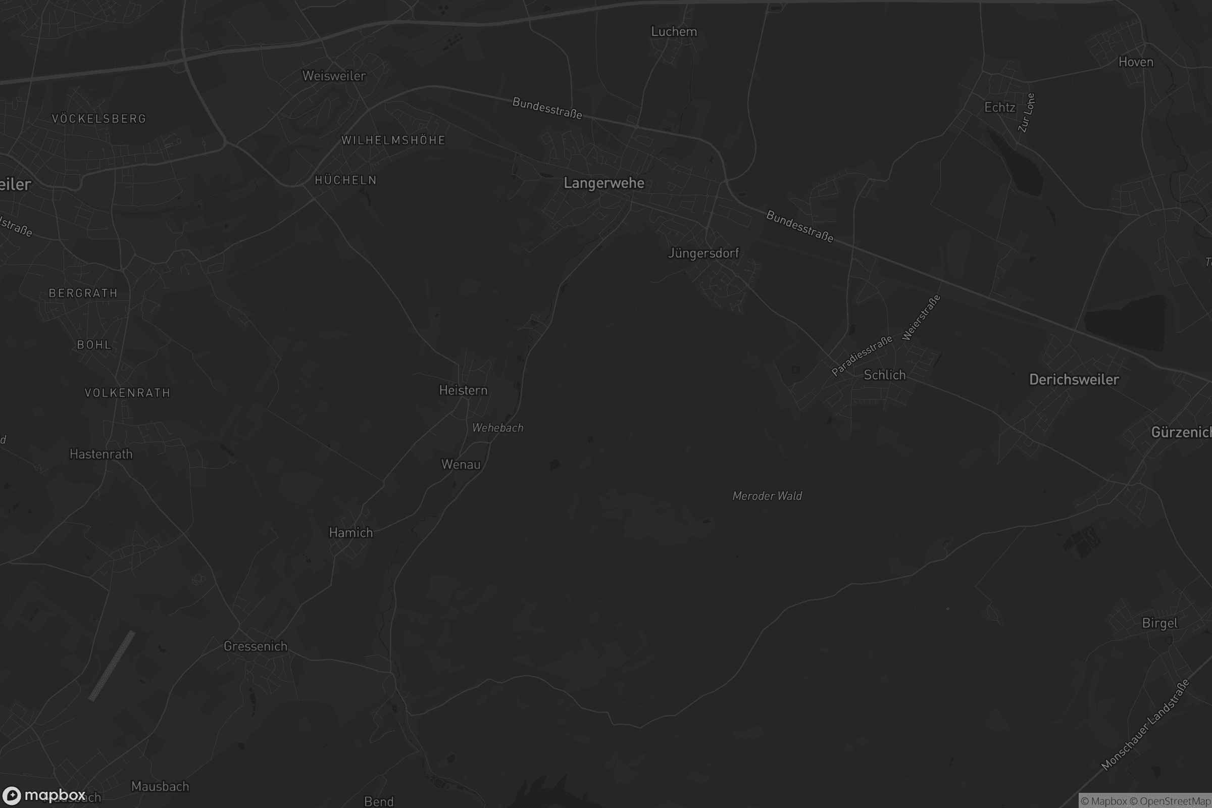 Karte von Langerwehe