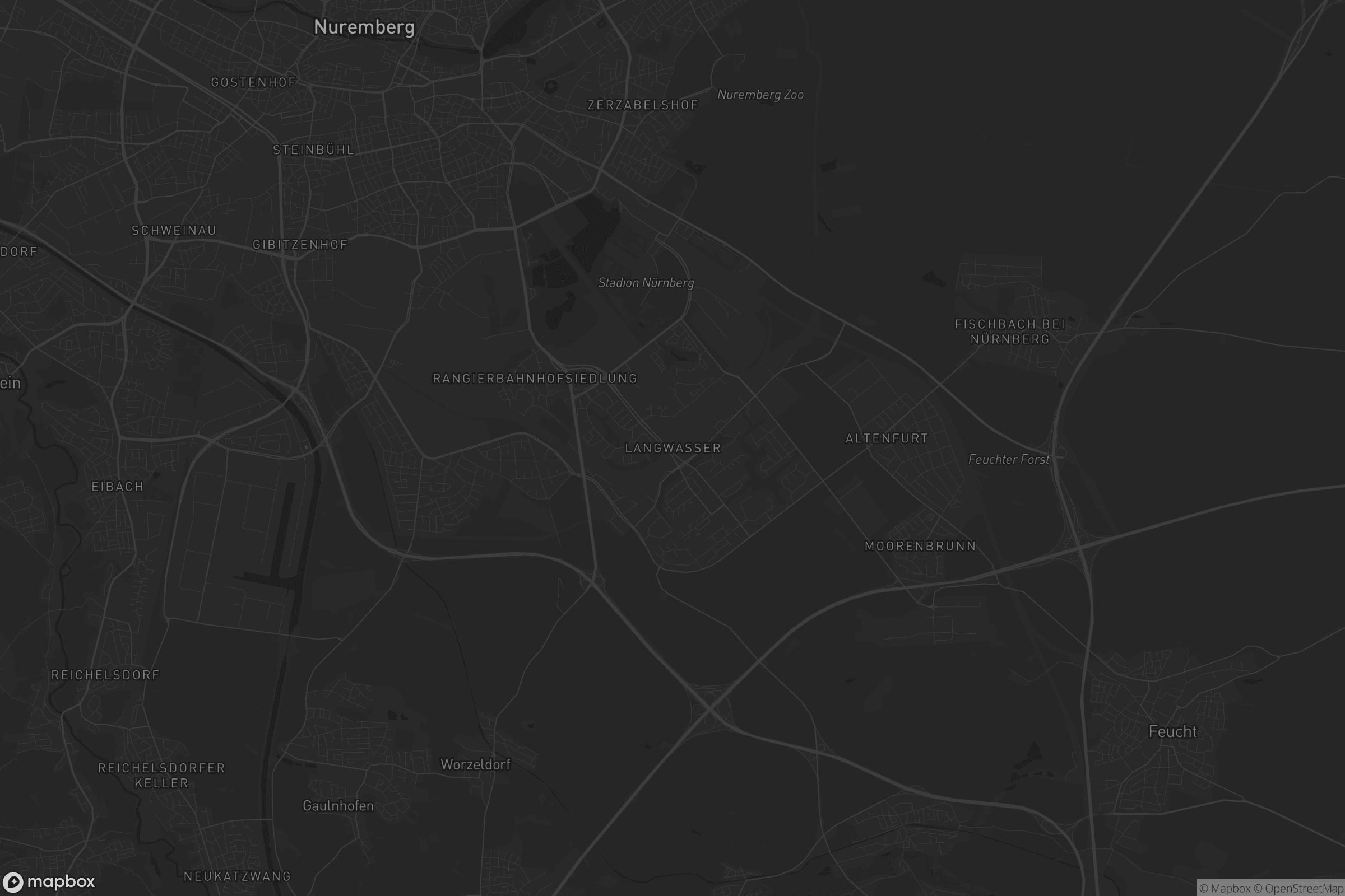 Karte von Langwasser