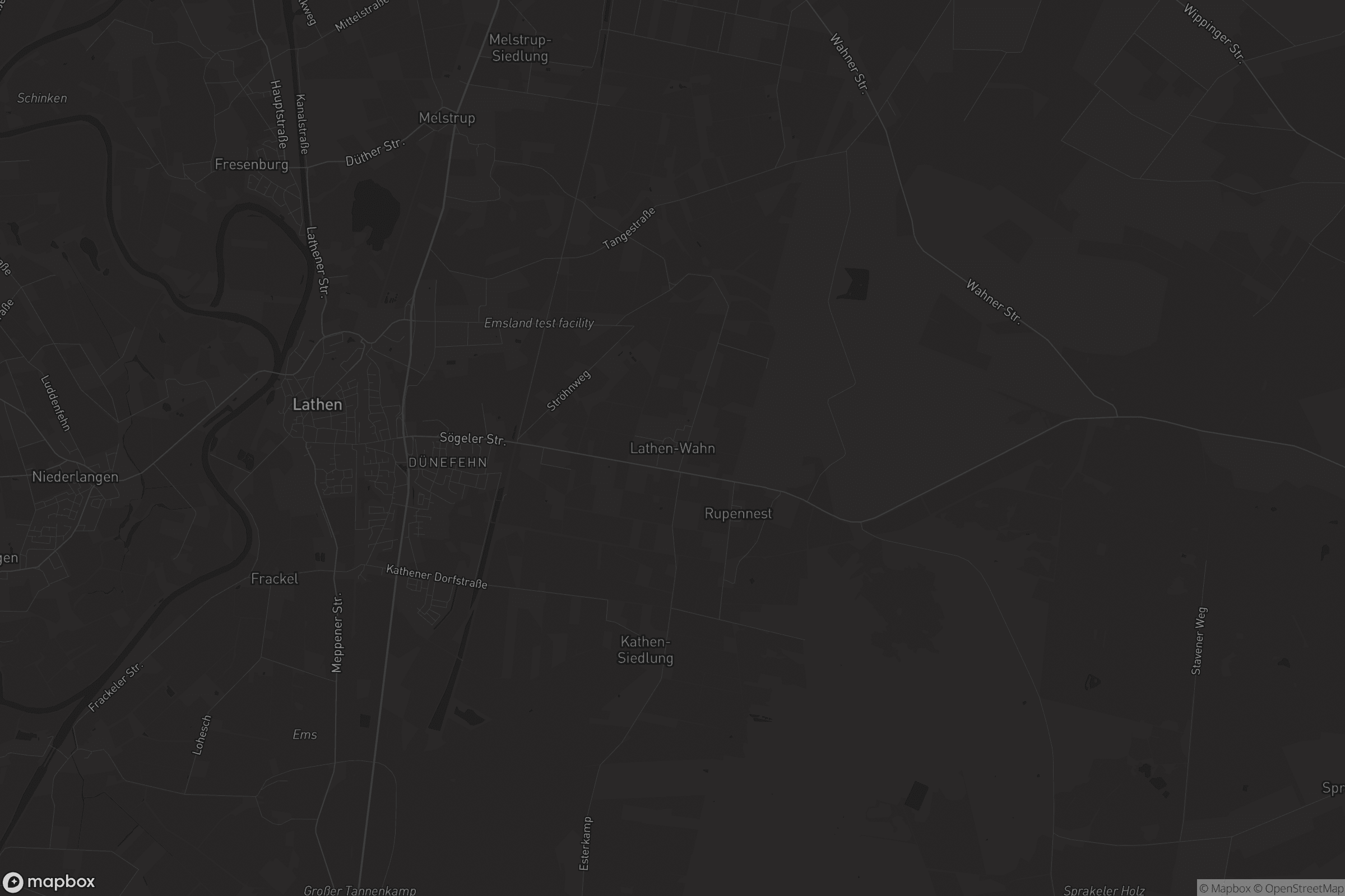 Karte von Lathen-Wahn