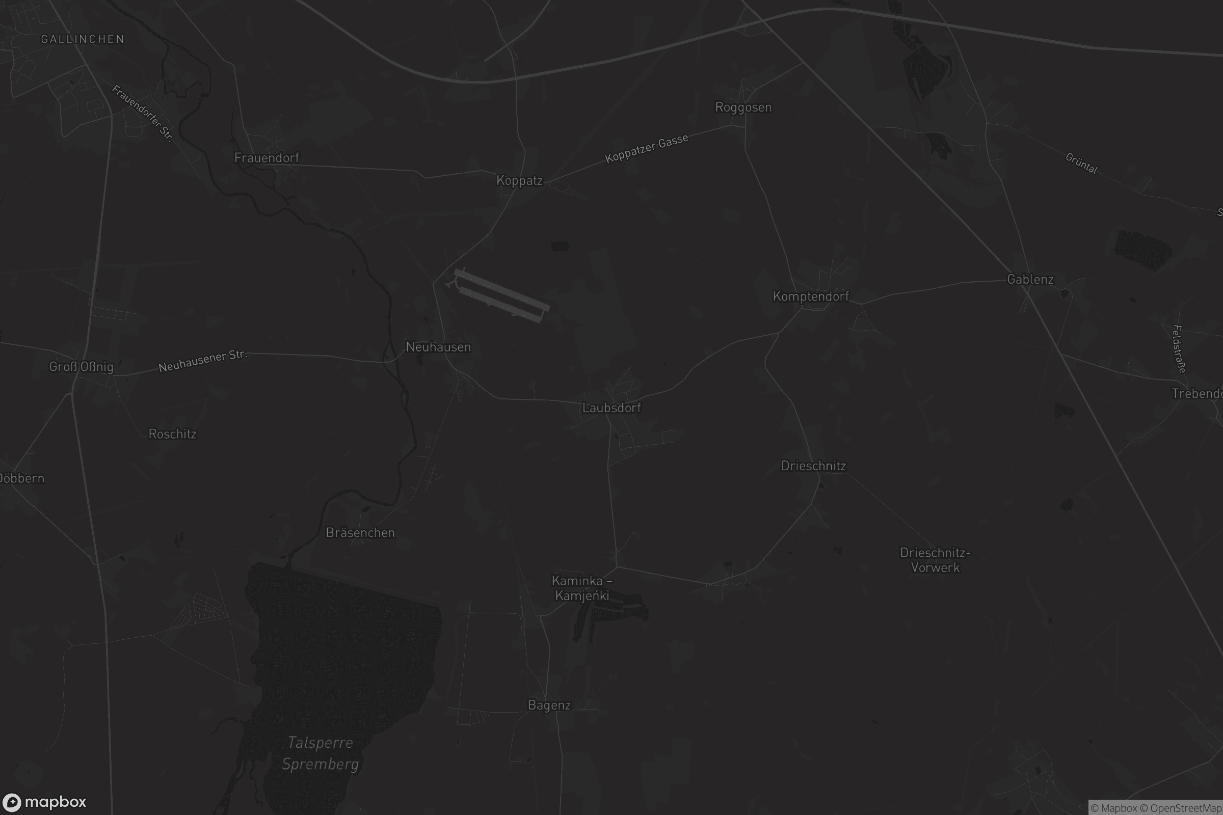 Karte von Laubsdorf - Libanojce