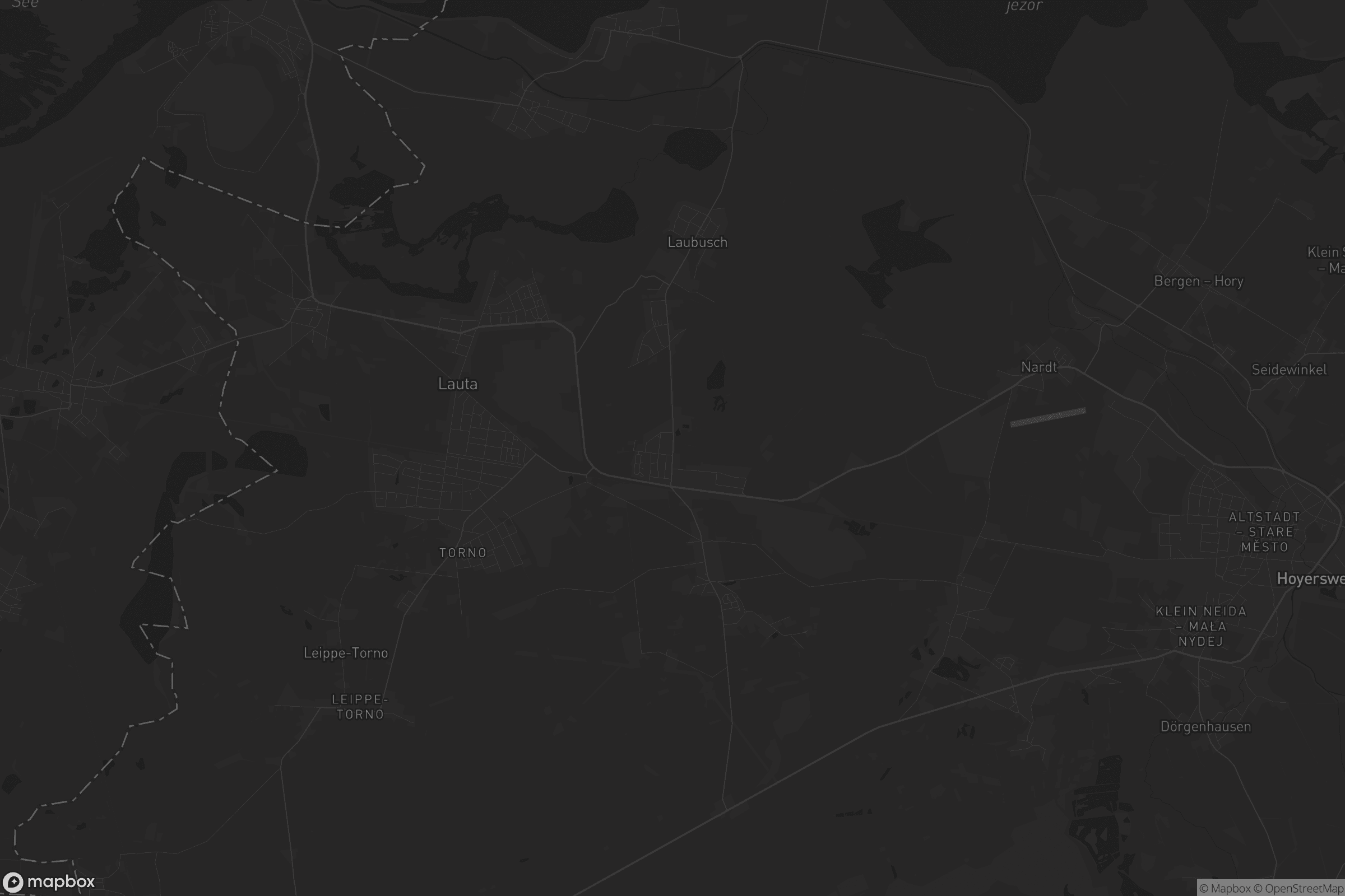 Karte von Laubusch Siedlung