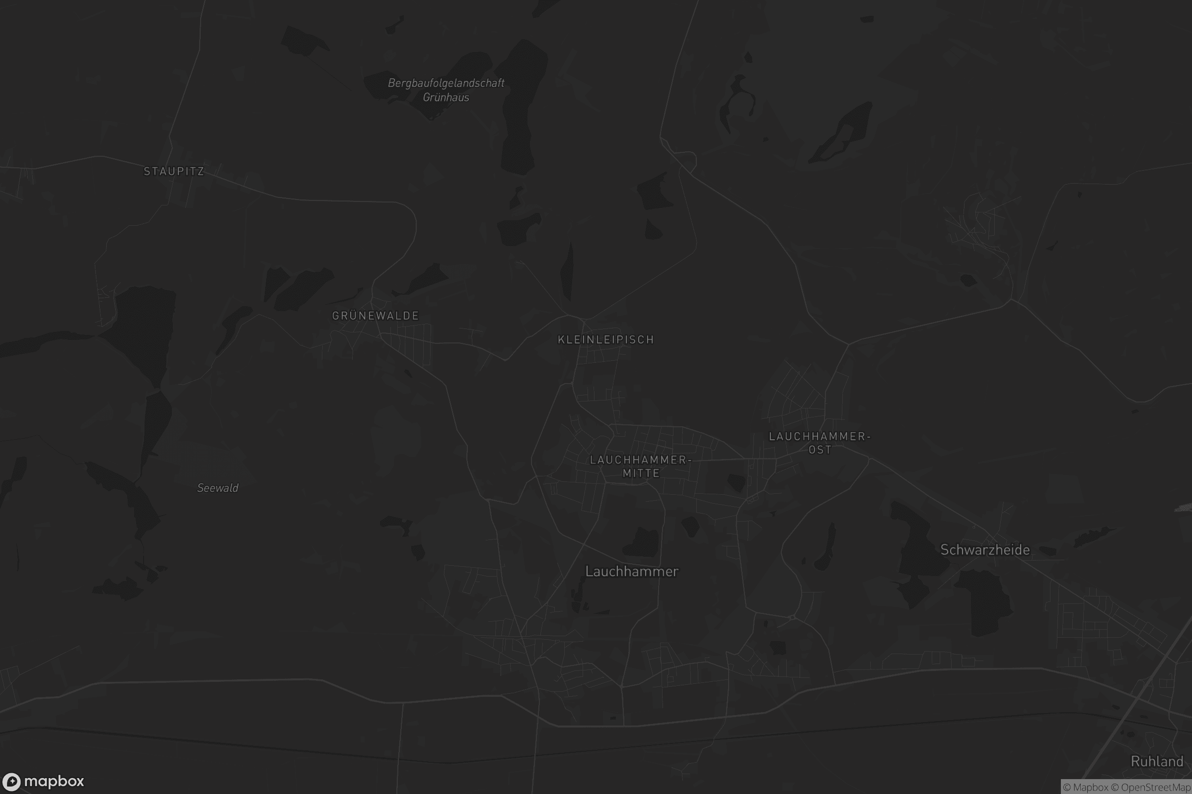 Karte von Lauchhammer