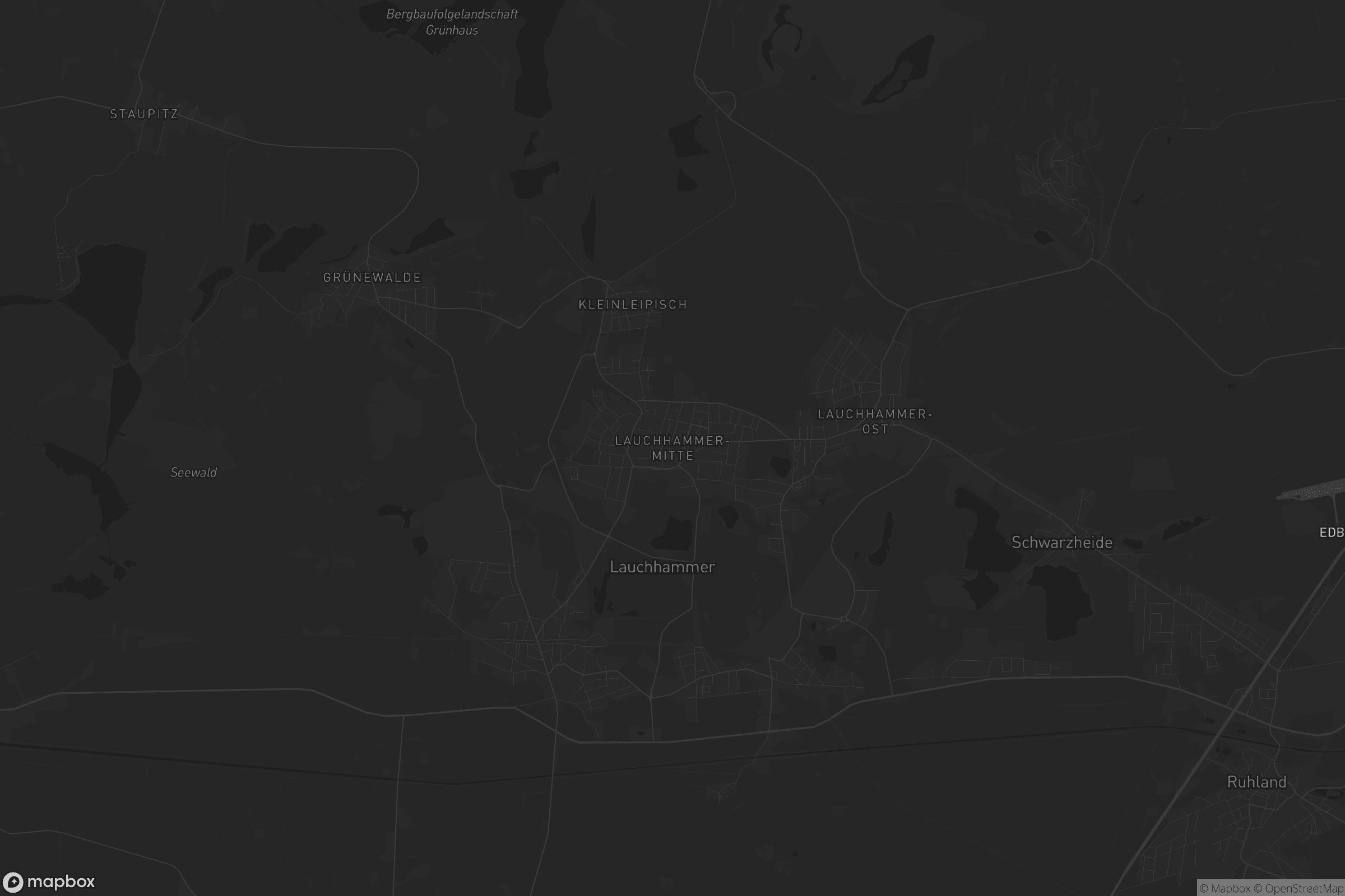 Karte von Lauchhammer-Mitte