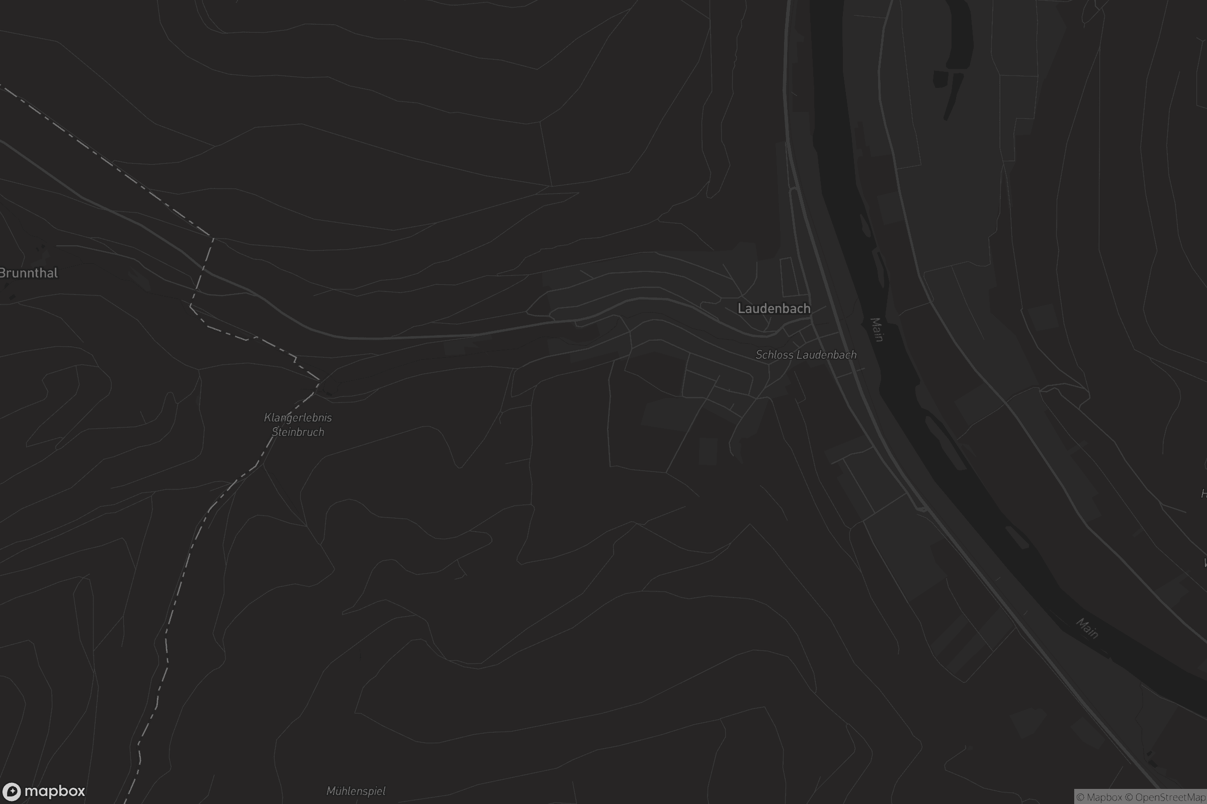 Karte von Laudenbach