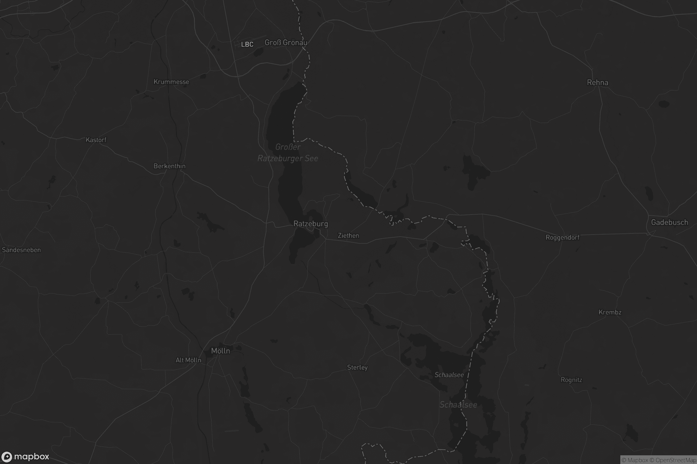 Karte von Lauenburgische Seen