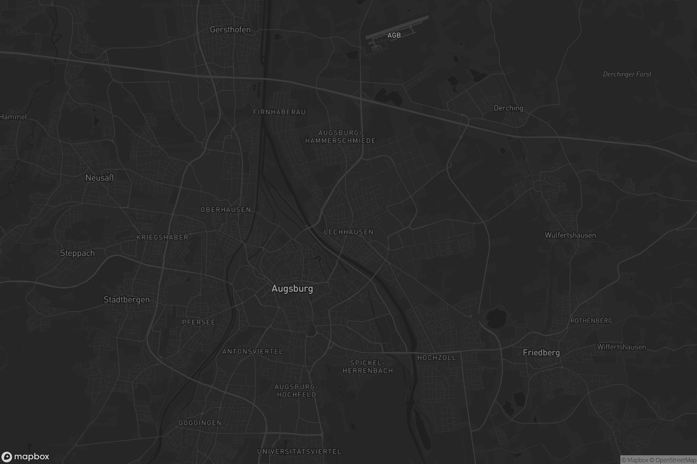 Karte von Lechhausen