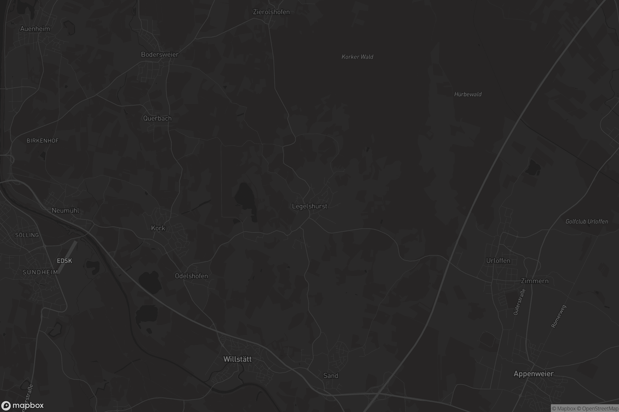 Karte von Legelshurst