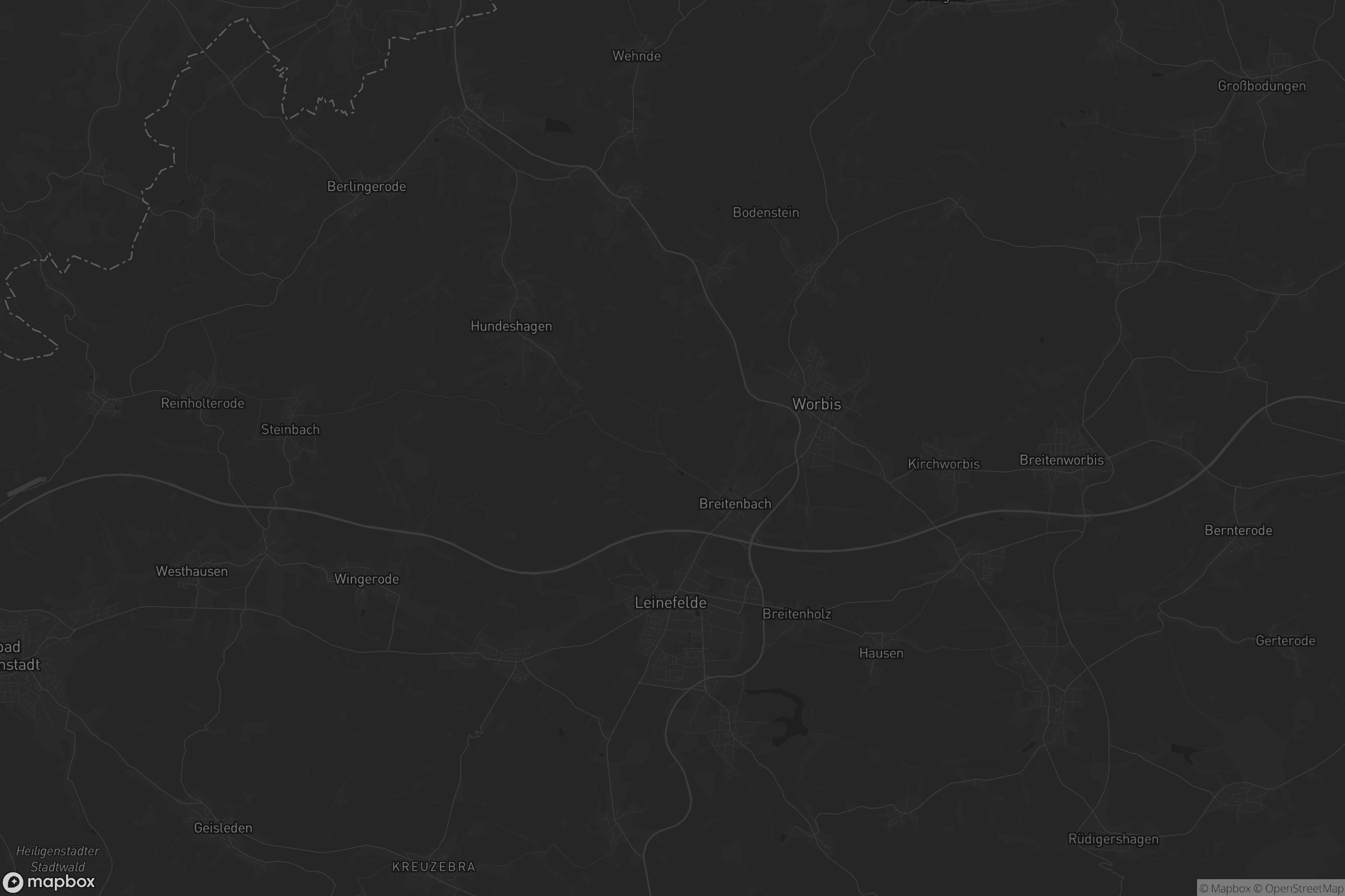 Karte von Leinefelde-Worbis