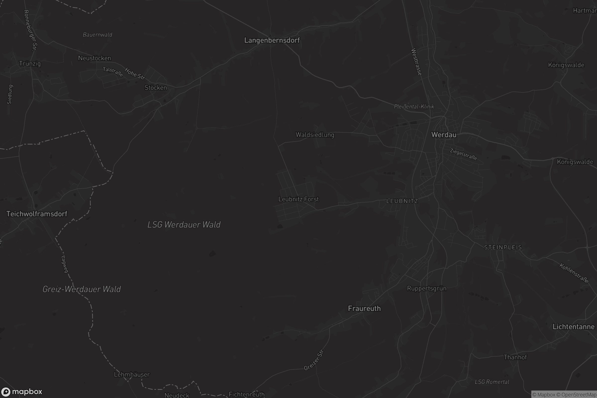 Karte von Leubnitz Forst