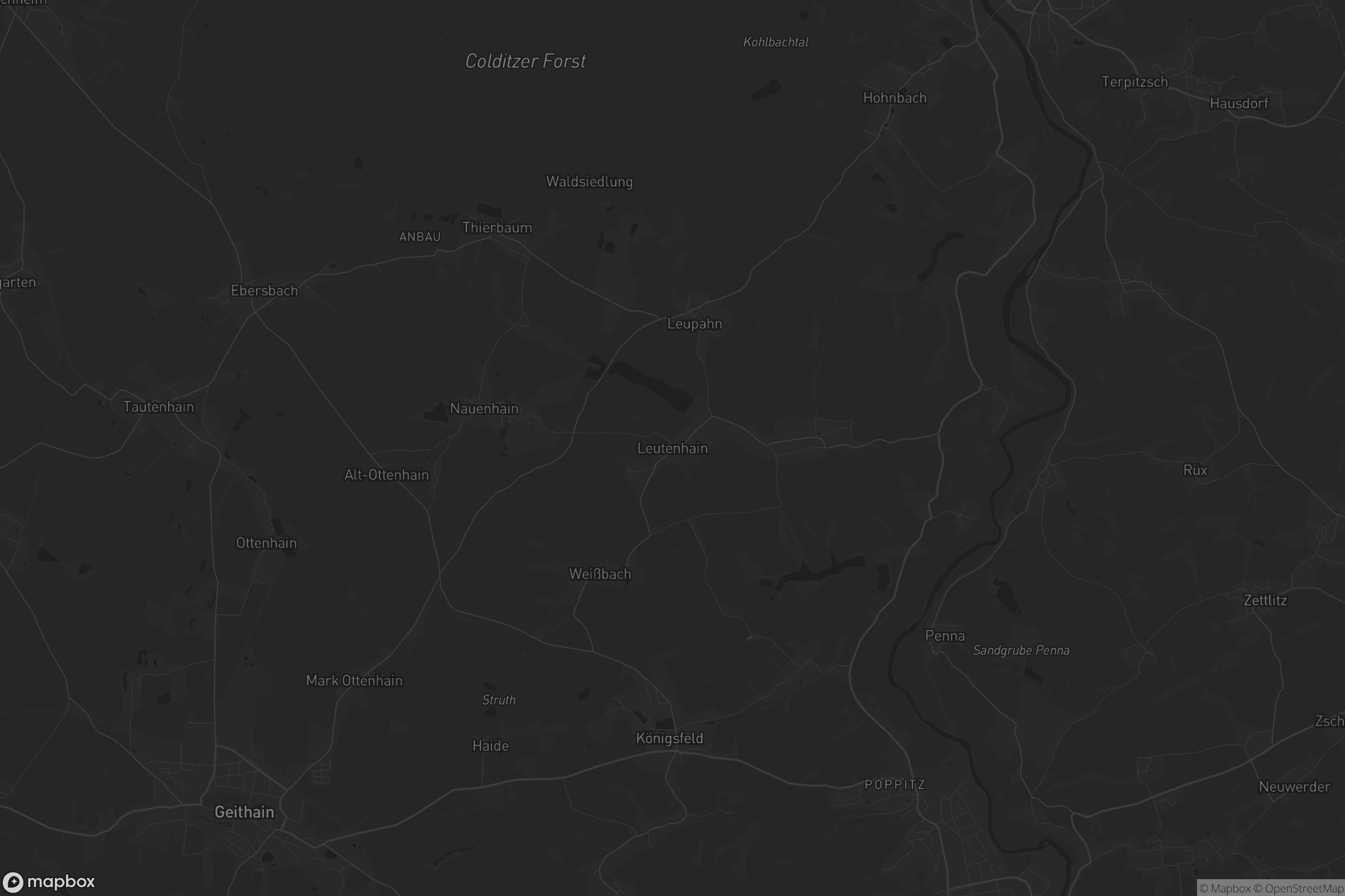 Karte von Leutenhain