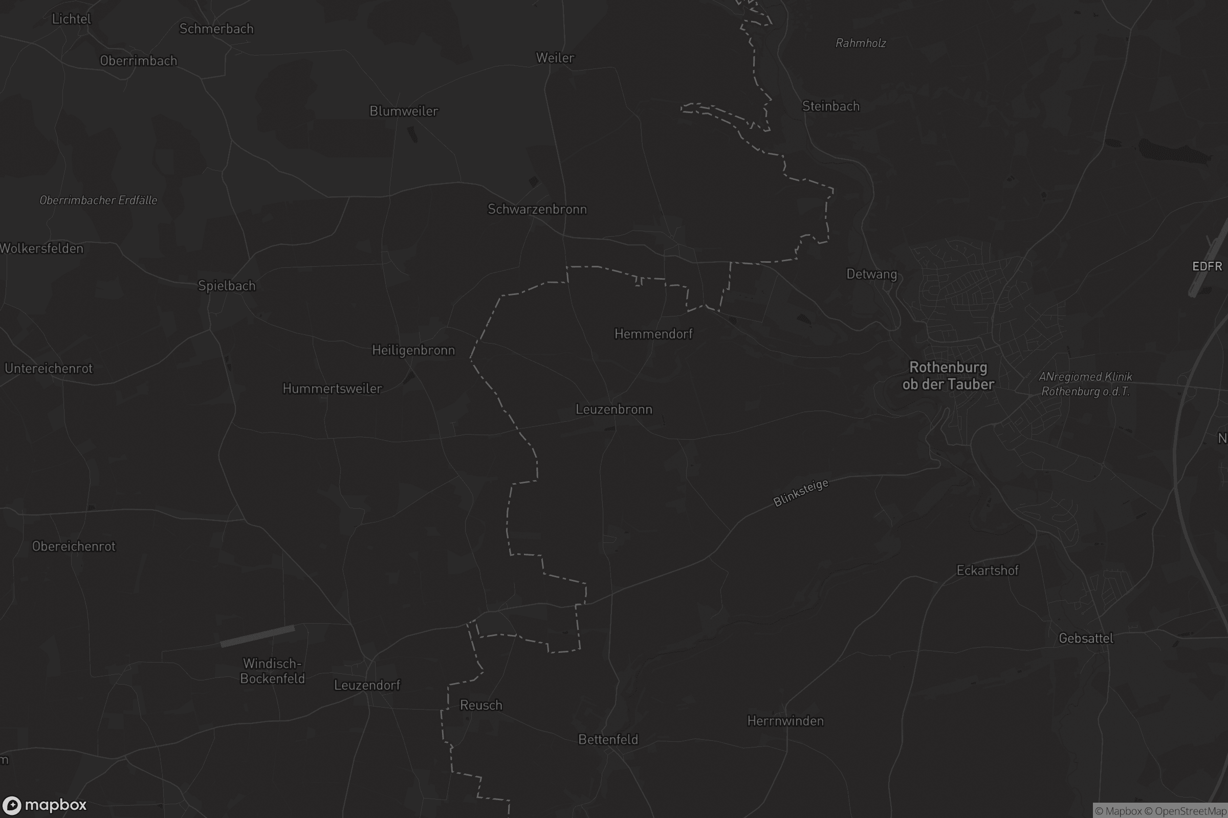 Karte von Leuzenbronn