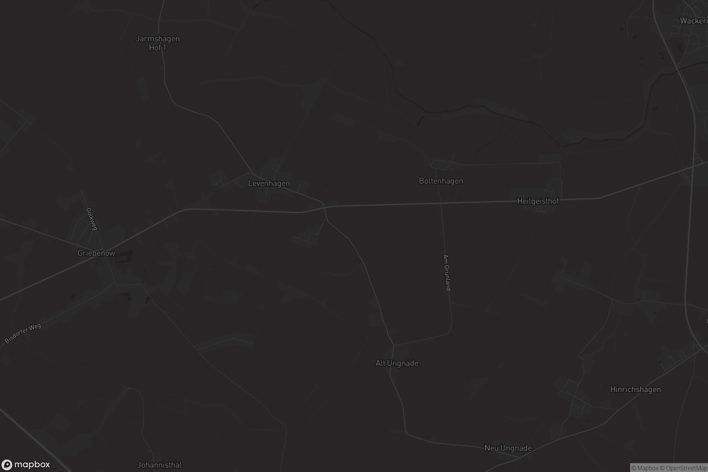 Karte von Levenhagen